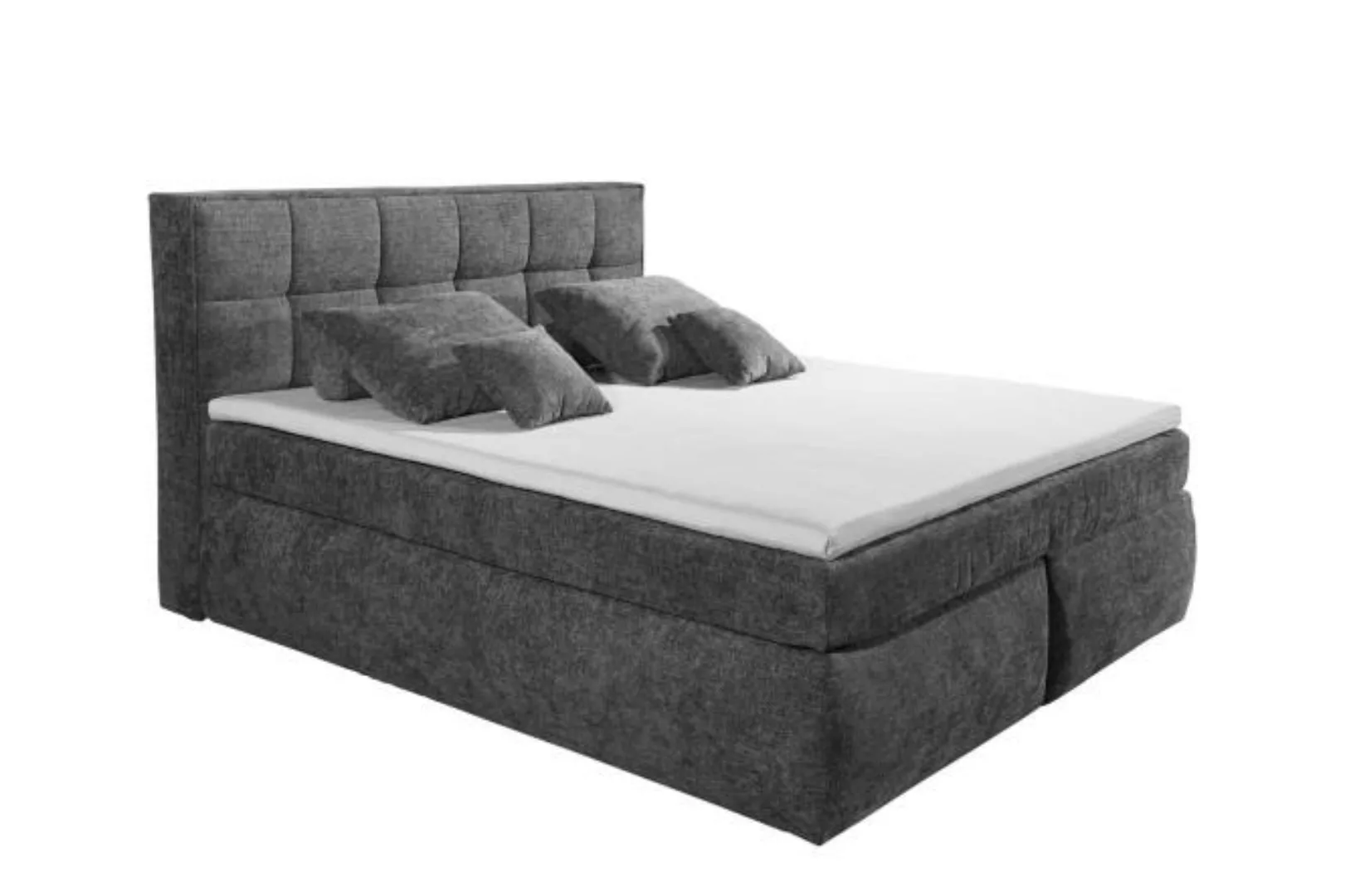 Boxspringbett Micheal 200 x 220 Grau günstig online kaufen