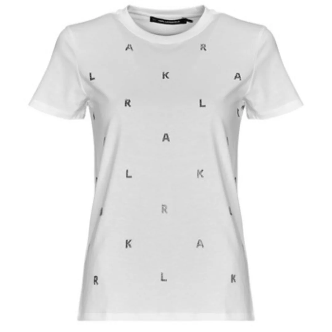 Karl Lagerfeld  T-Shirt RHINESTONE KARL  T-SHIRT günstig online kaufen