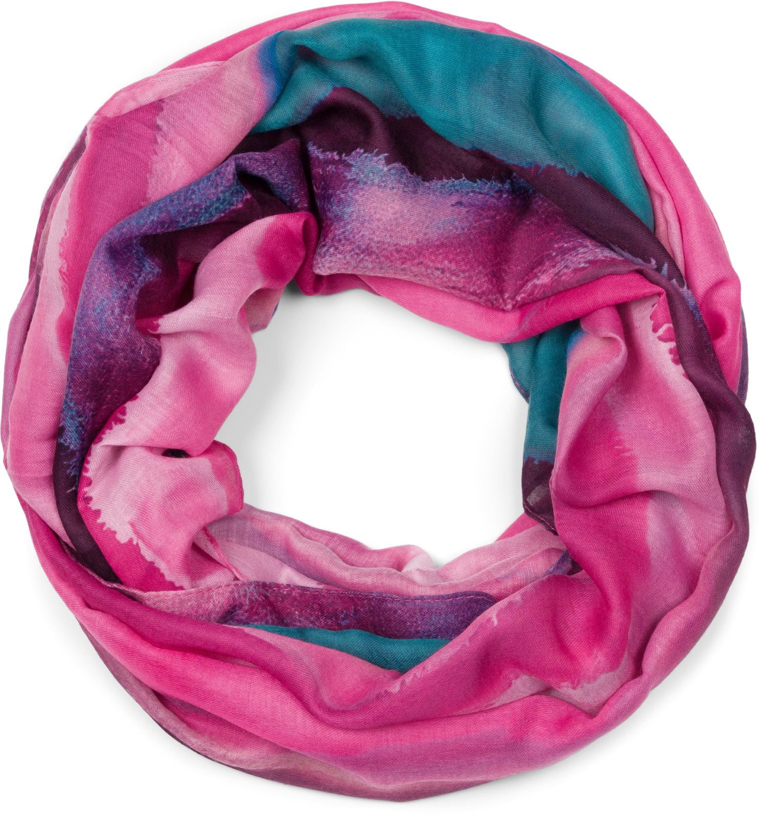 styleBREAKER Loop Bunter Loop Aquarell Farbverlauf günstig online kaufen
