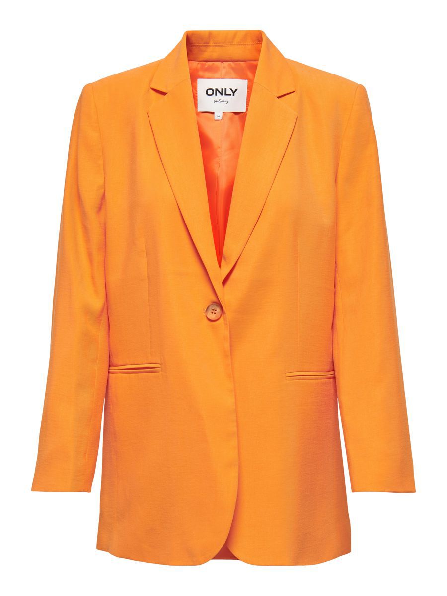 ONLY Einfarbiger Blazer Damen Orange günstig online kaufen