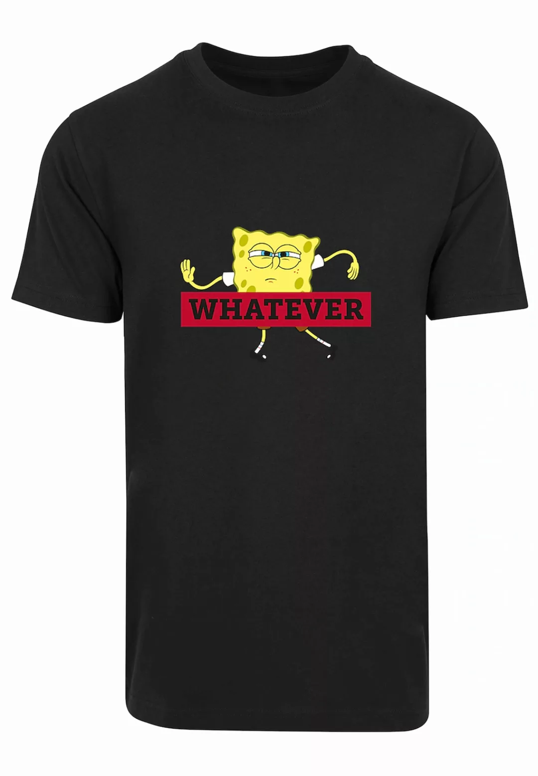 F4NT4STIC T-Shirt "Spongebob Schwammkopf WHATEVER", Herren,Premium Merch,Re günstig online kaufen