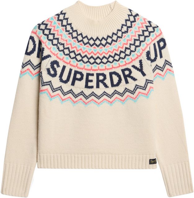 Superdry Strickpullover FAIRISLE BRANDED JUMPER günstig online kaufen