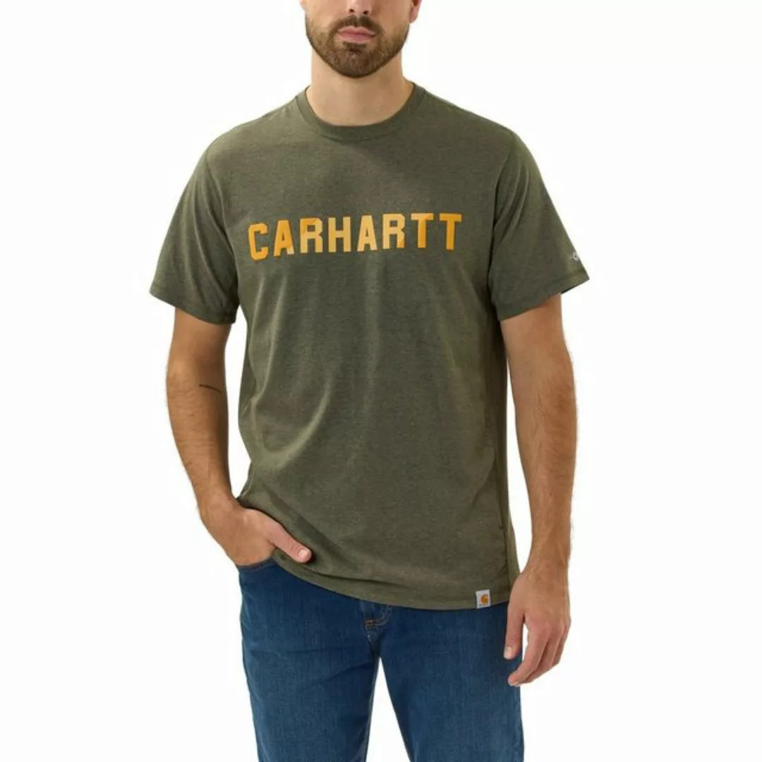 Carhartt T-Shirt Carhartt Herren T-Shirt Force Flex Block Logo Adult günstig online kaufen