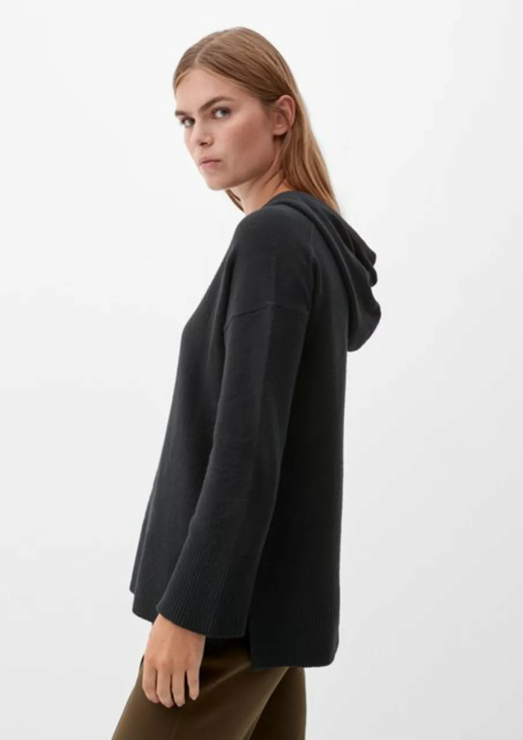 s.Oliver Strickpullover Strick-Hoodie im Oversized-Schnitt günstig online kaufen