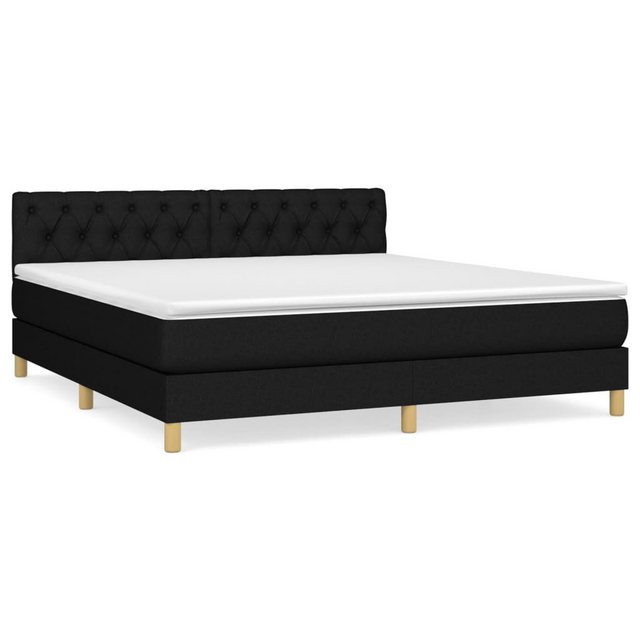 vidaXL Boxspringbett Bett Boxspringbett mit Matratze und LED Stoff (160 x 2 günstig online kaufen