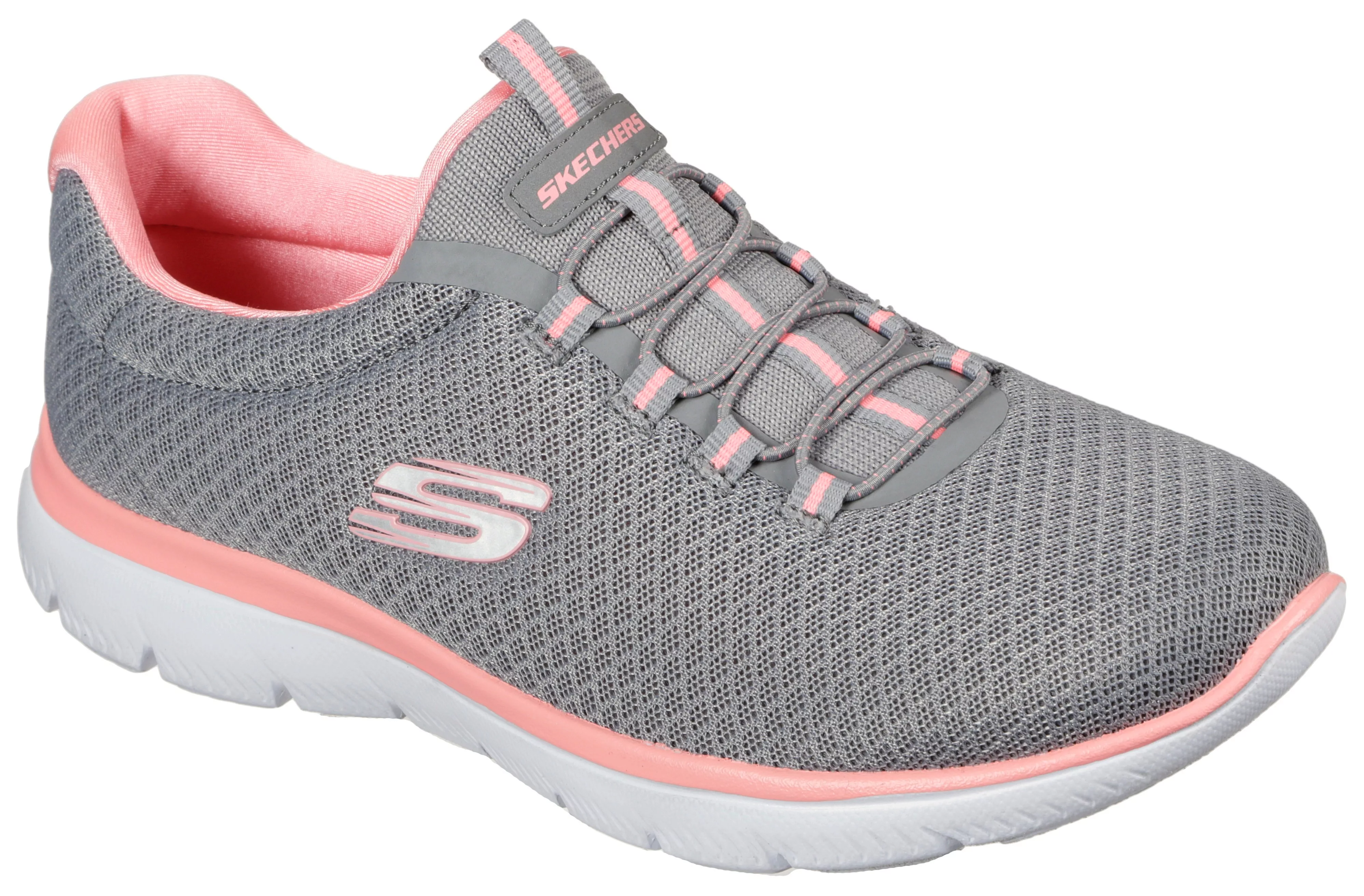 Skechers Slip-On Sneaker "SUMMITS", Freizeitschuh, Komfortschuh mit stoßdäm günstig online kaufen