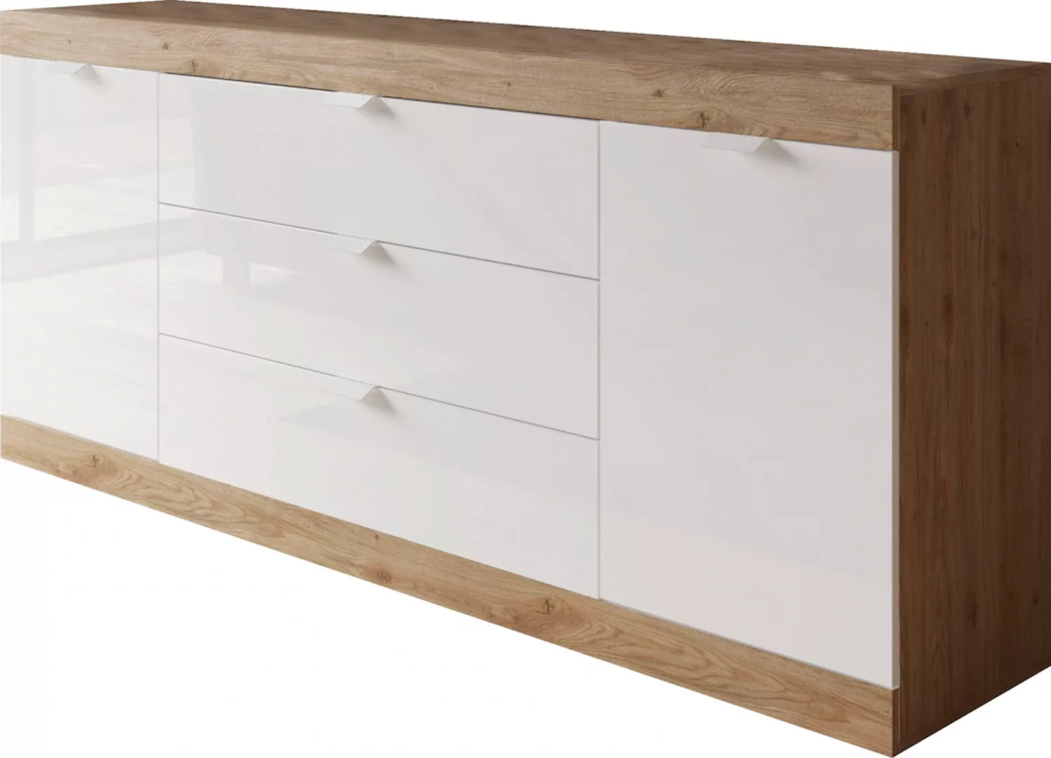 INOSIGN Sideboard "Slim", Breite 181 cm, weiß Hochglanz Lack günstig online kaufen