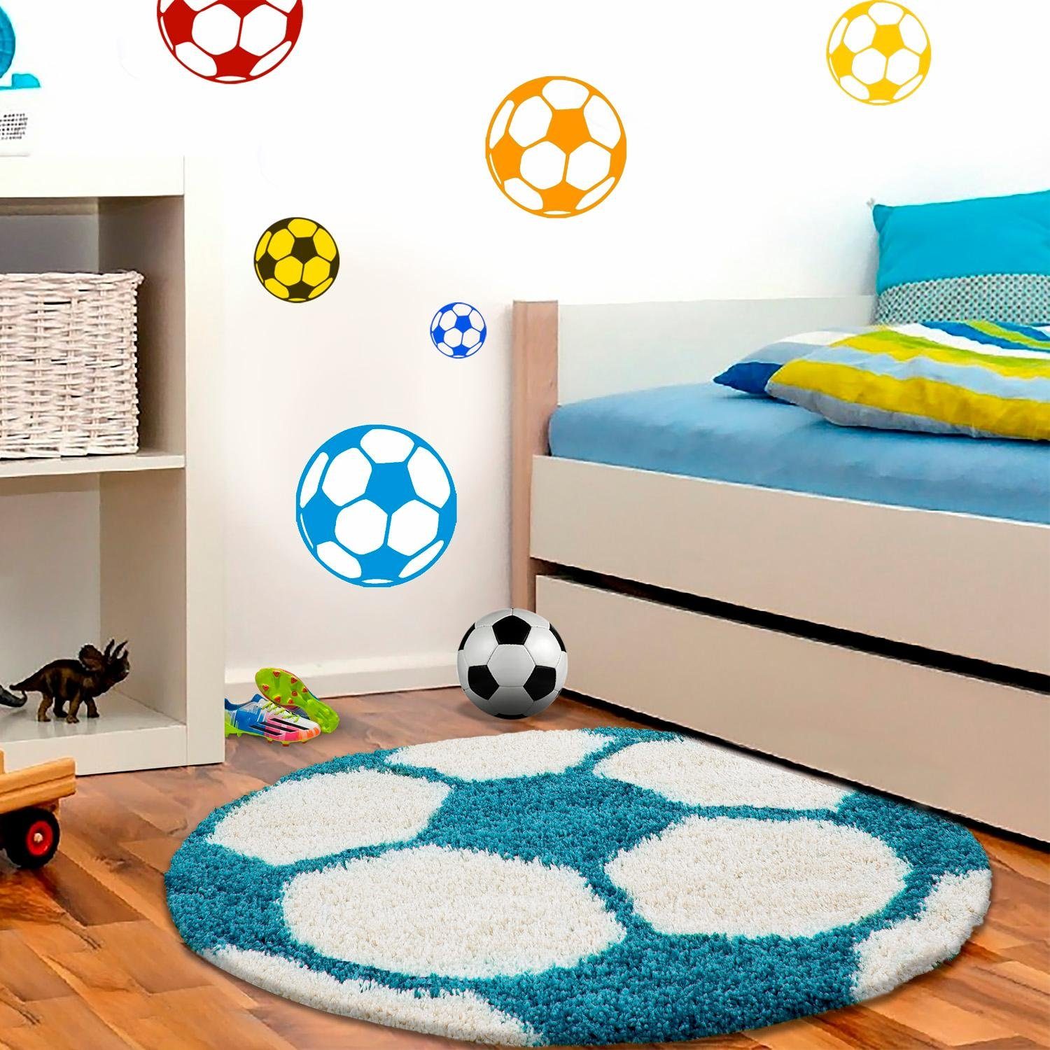 Ayyildiz Teppiche Kinderteppich Fun 6001, rund, günstig online kaufen
