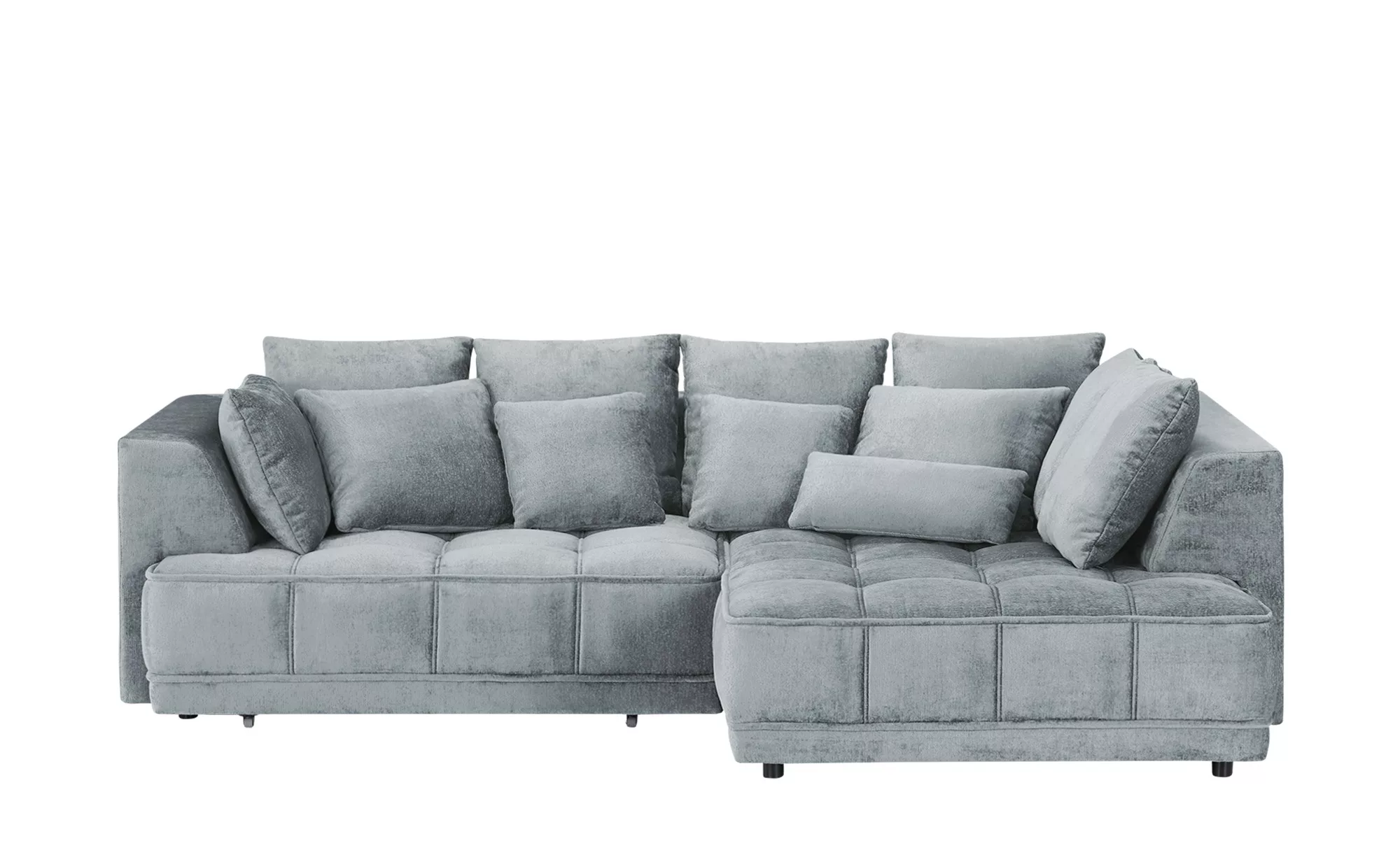 switch Ecksofa aus Samt Tiga ¦ grau ¦ Maße (cm): B: 285 H: 88 T: 205 Polste günstig online kaufen