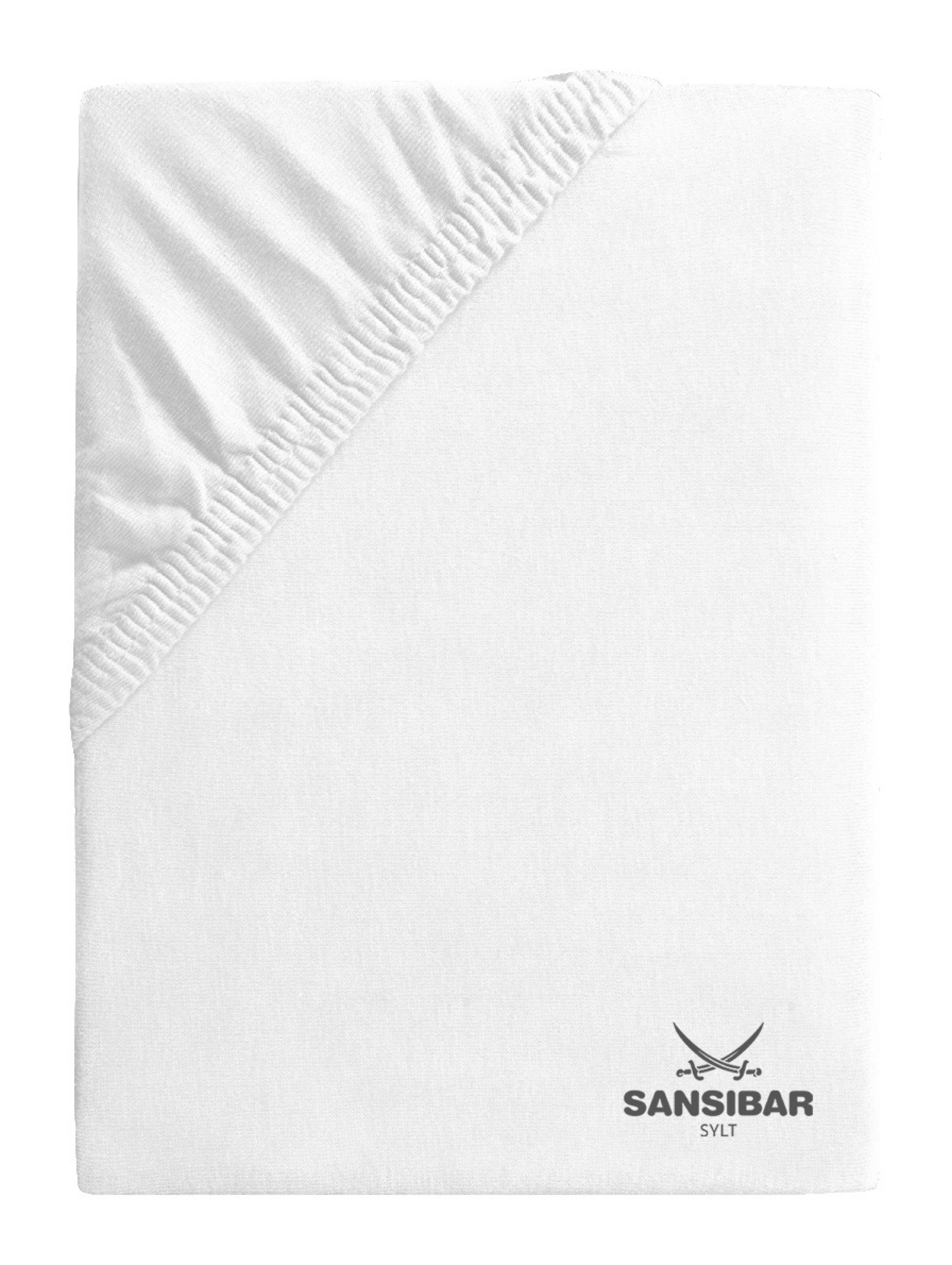 Sansibar Sylt Spannbettlaken Uni Jersey Boxspring günstig online kaufen