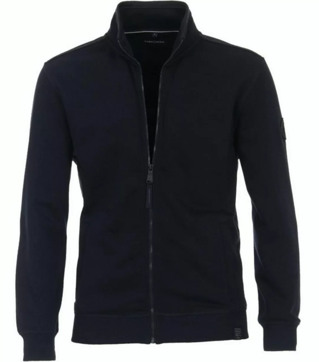 CASAMODA Strickjacke SNOS Sweatjacke mit Zip, 105 blau günstig online kaufen