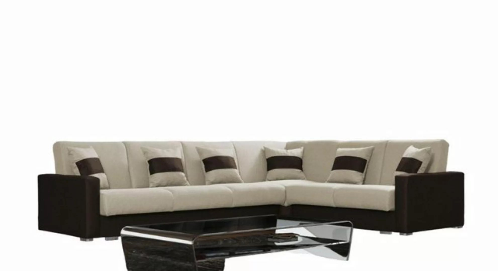 JVmoebel Ecksofa, Design Couch Lounge Sofas Textil Neu Sofa L-form Sofa Woh günstig online kaufen