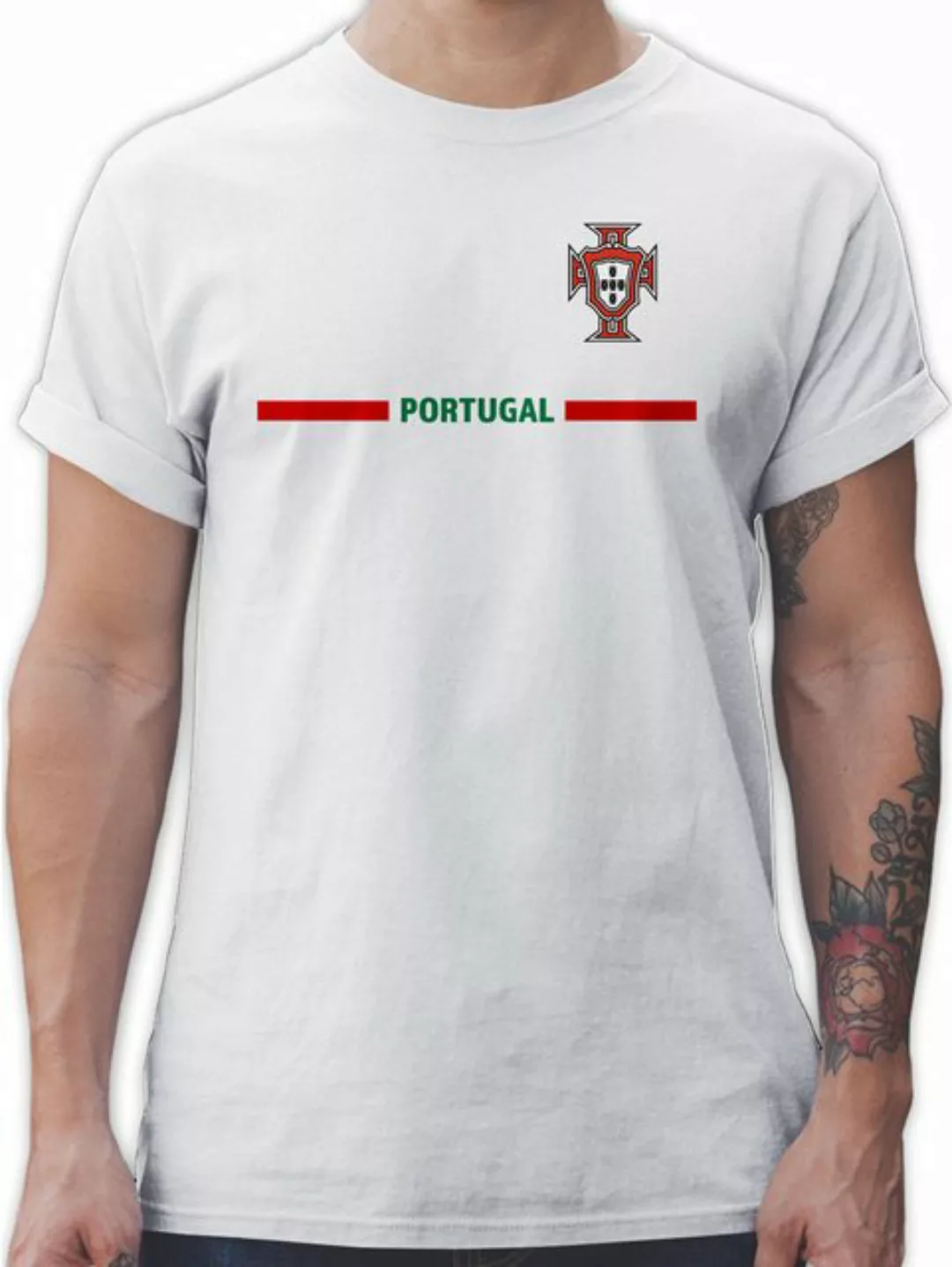 Shirtracer T-Shirt Portugal Trikot Wappen, Portugiesisches Fan-Motiv 2024 F günstig online kaufen