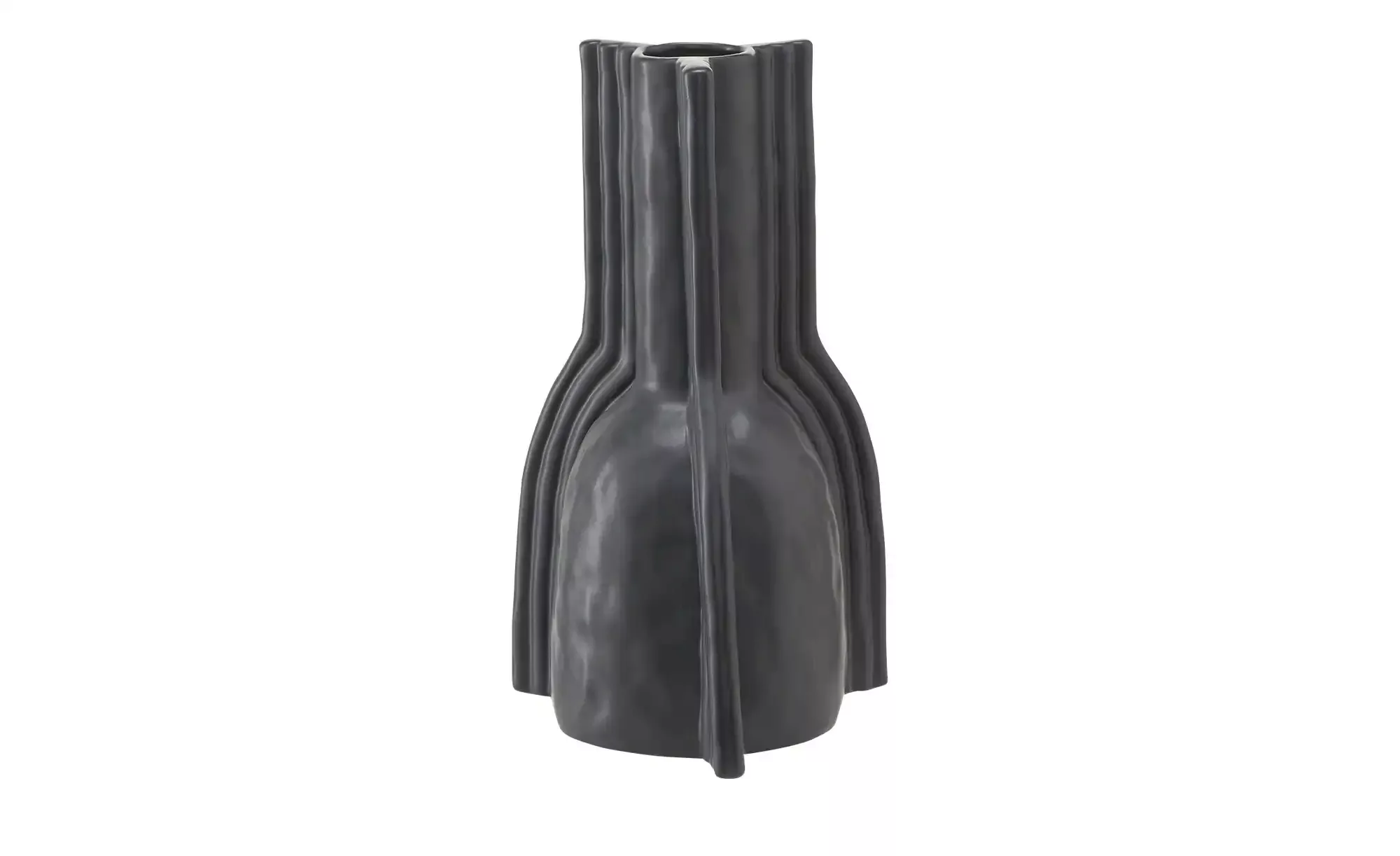 Vase   ¦ schwarz ¦ Steinzeug ¦ Maße (cm): B: 11 H: 20,2 T: 11.0 Accessoires günstig online kaufen