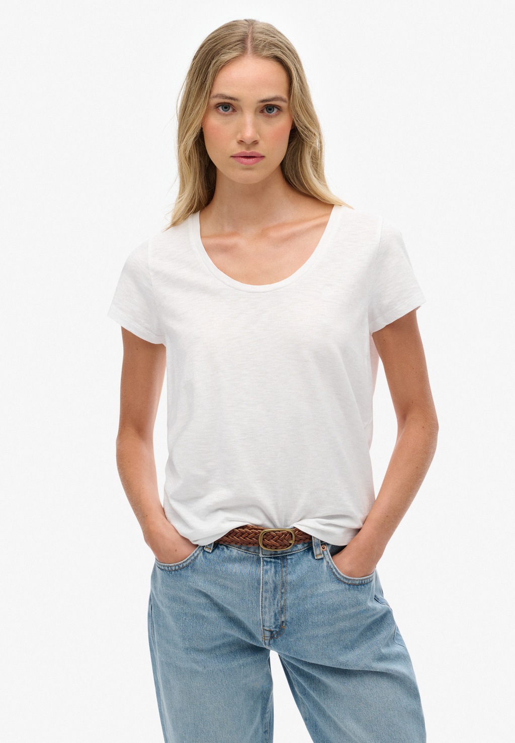 Superdry T-Shirt "STUDIOS SCOOP NECK TEE" günstig online kaufen