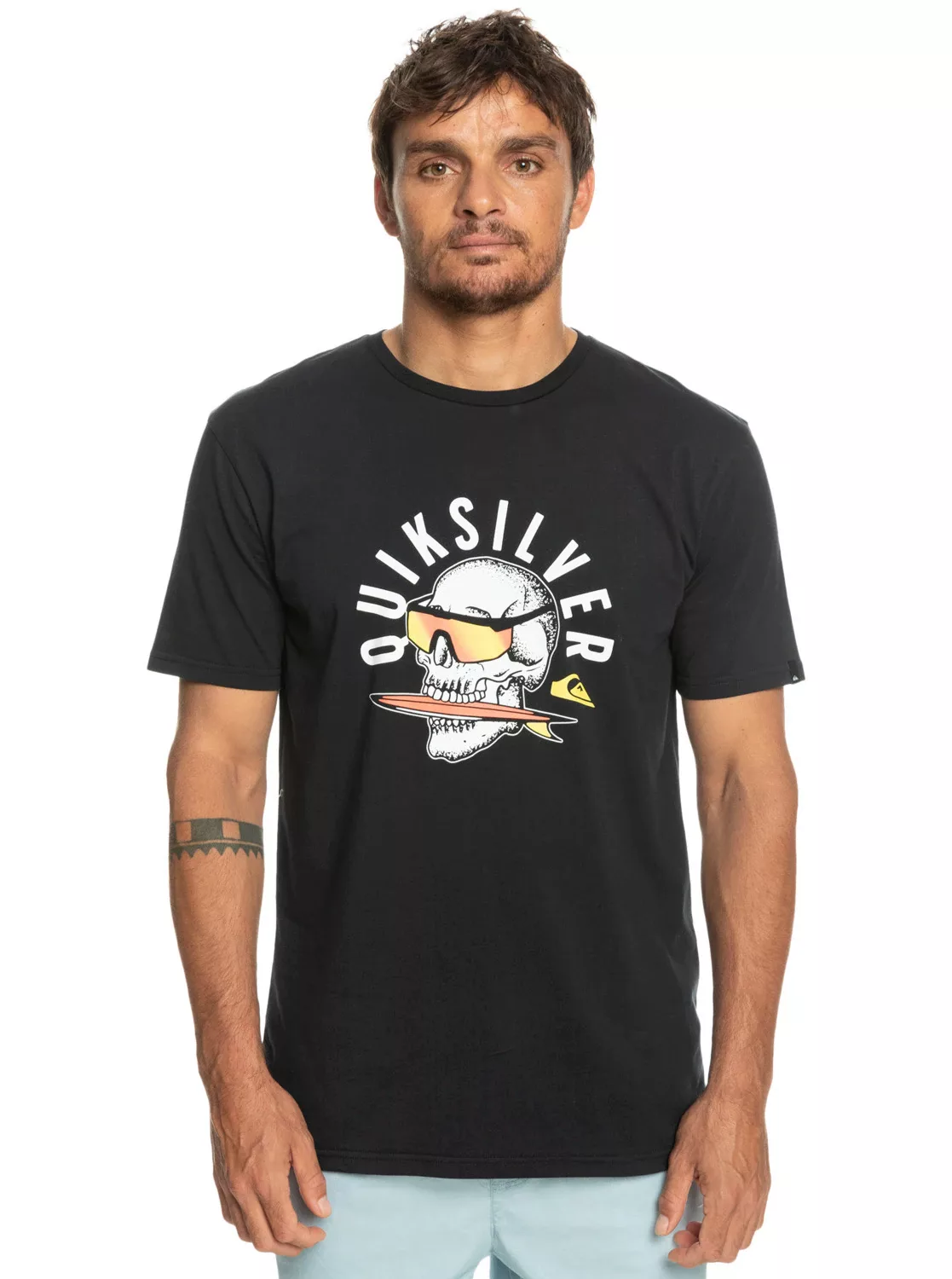 Quiksilver T-Shirt "QS Rockin Skull" günstig online kaufen