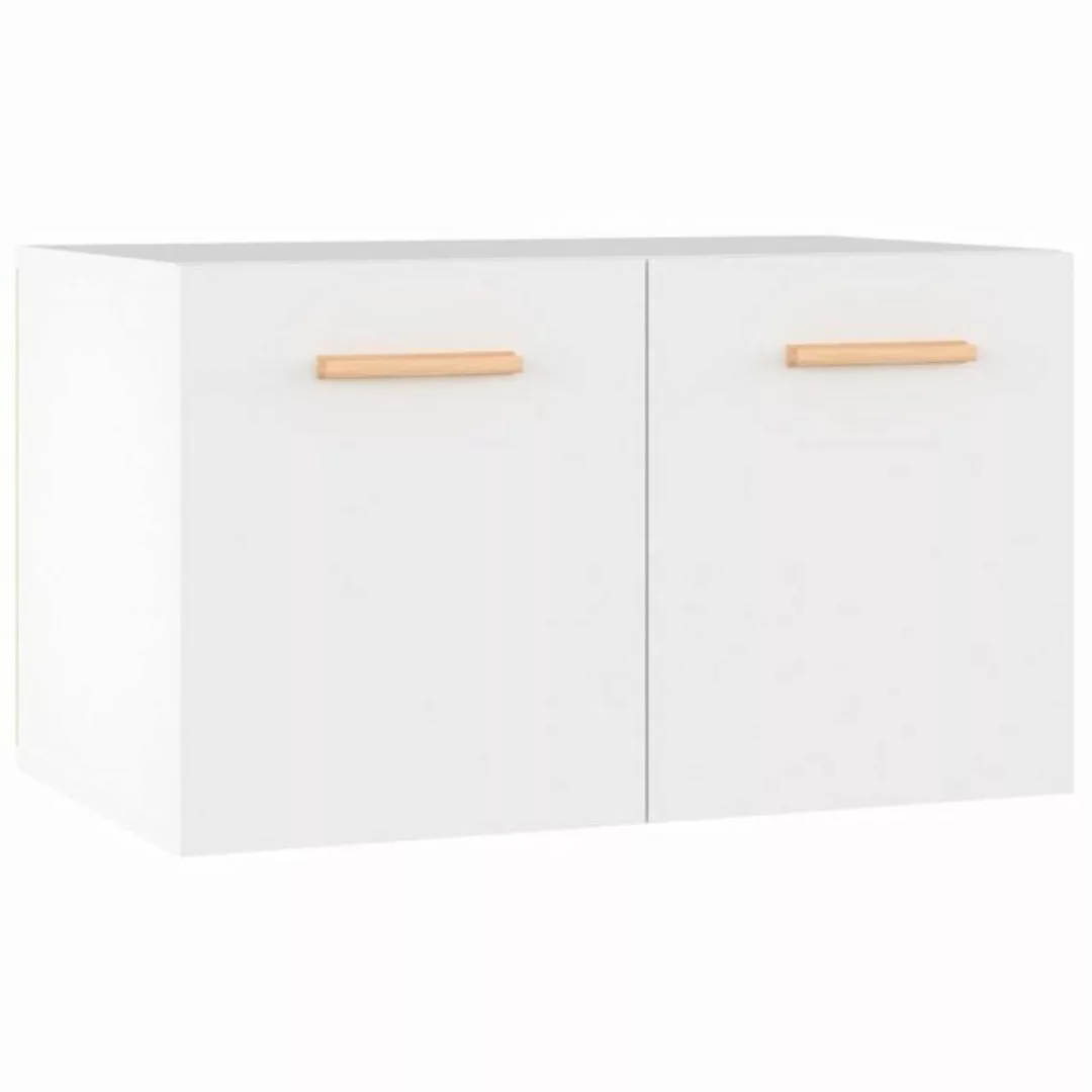 vidaXL Fächerschrank Wandschrank Weiß 60x36,5x35 cm Holzwerkstoff (1-St) günstig online kaufen