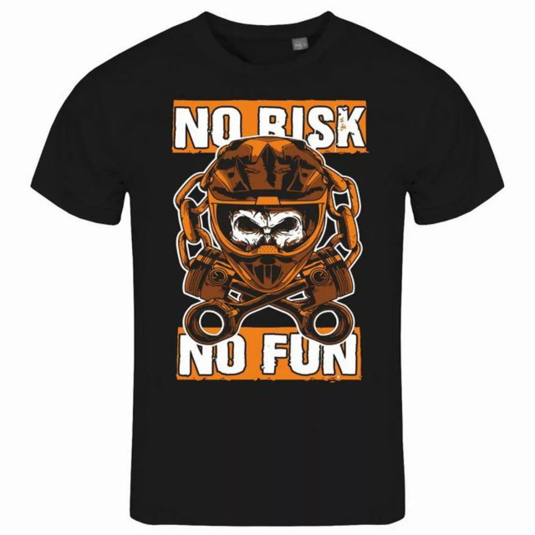 deinshirt Print-Shirt Herren T-Shirt No risk no fun Funshirt mit Motiv günstig online kaufen