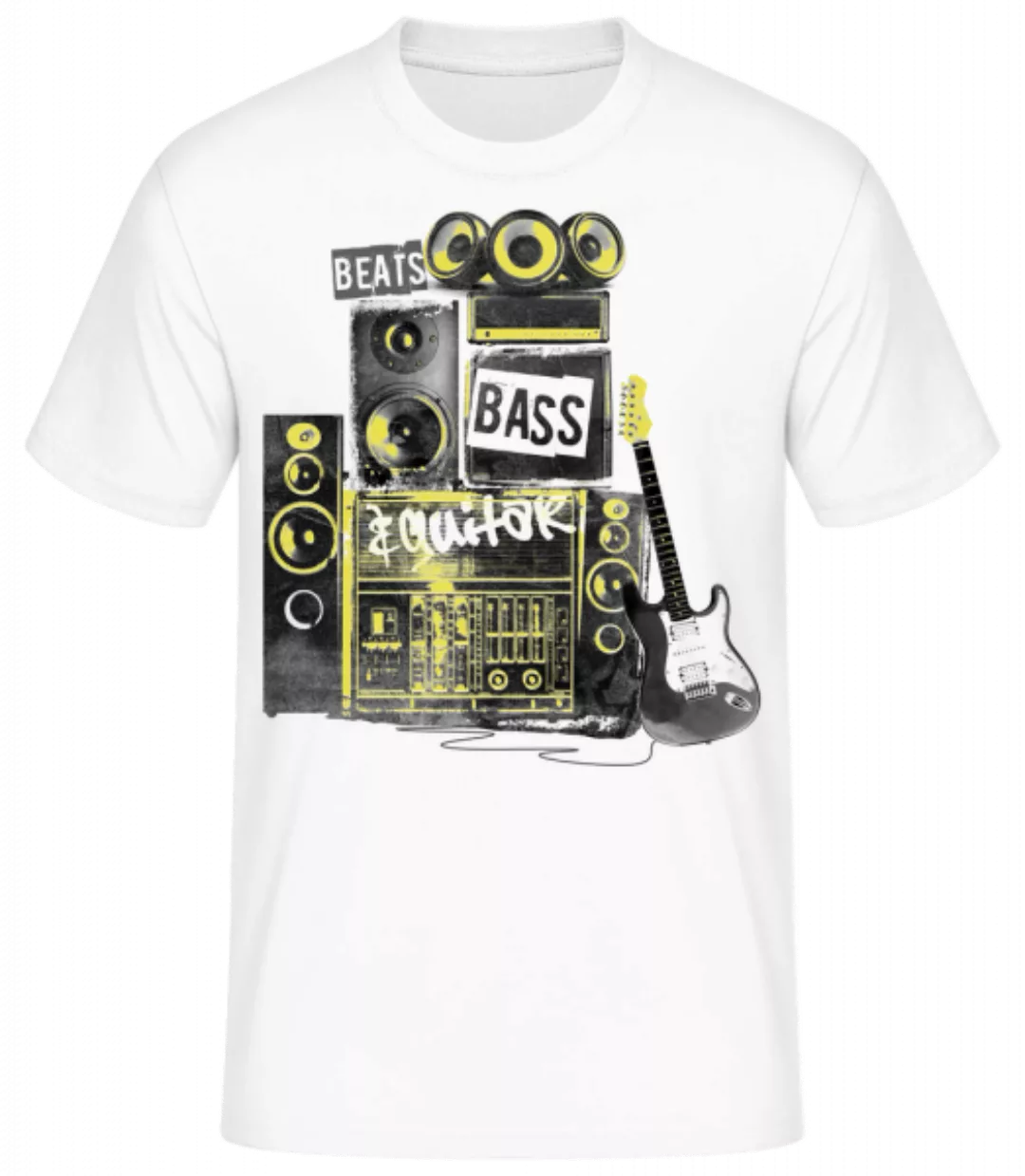 Beat Bass And Guitar · Männer Basic T-Shirt günstig online kaufen