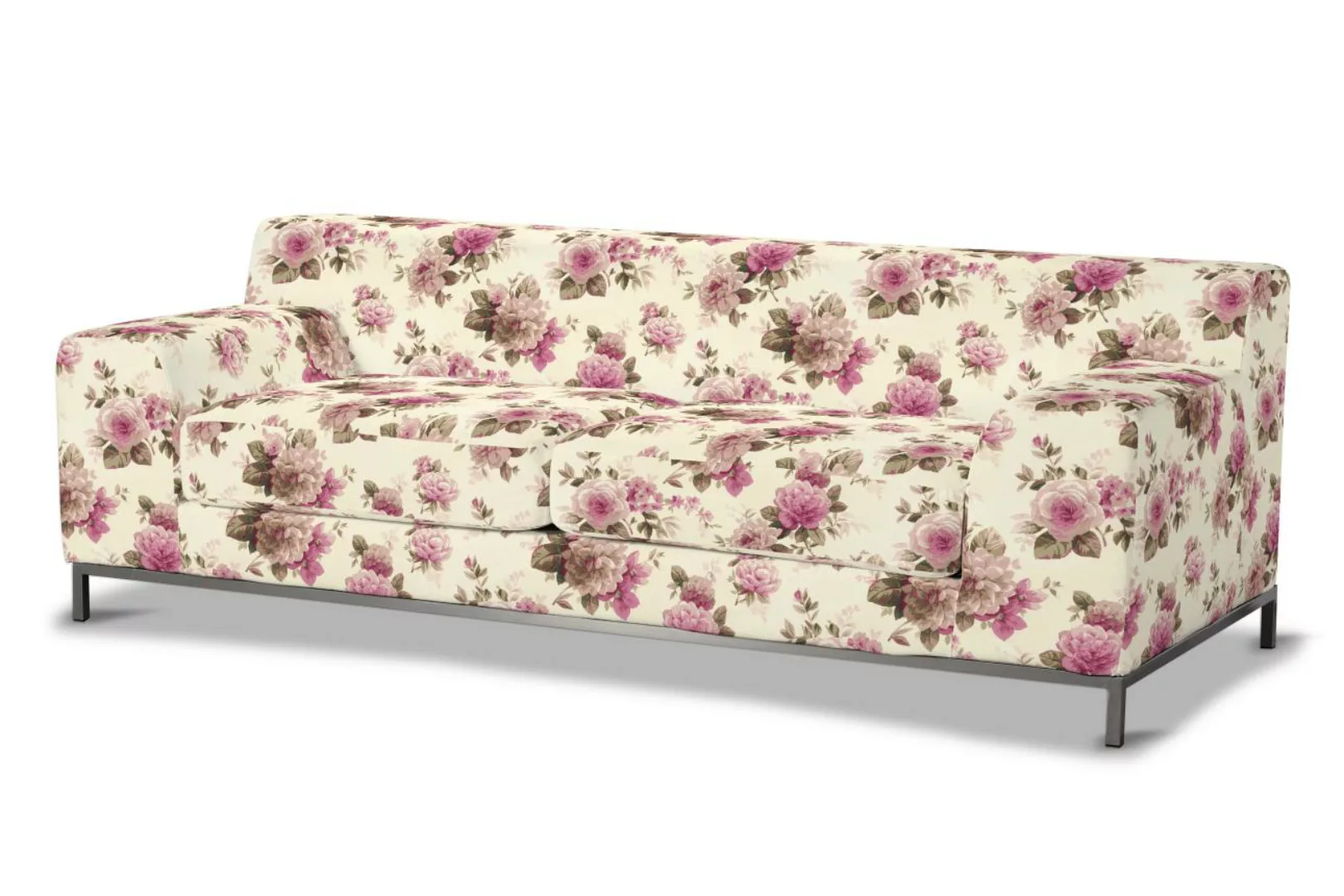 Bezug für Kramfors 3-Sitzer Sofa, beige- rosa, Sofahusse, Kramfors 3-Sitzer günstig online kaufen