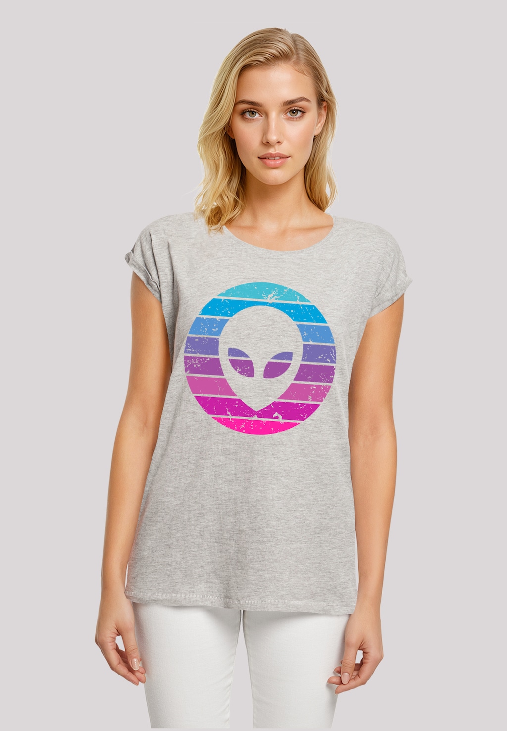 F4NT4STIC T-Shirt "Alien Kopf", Premium Qualität günstig online kaufen