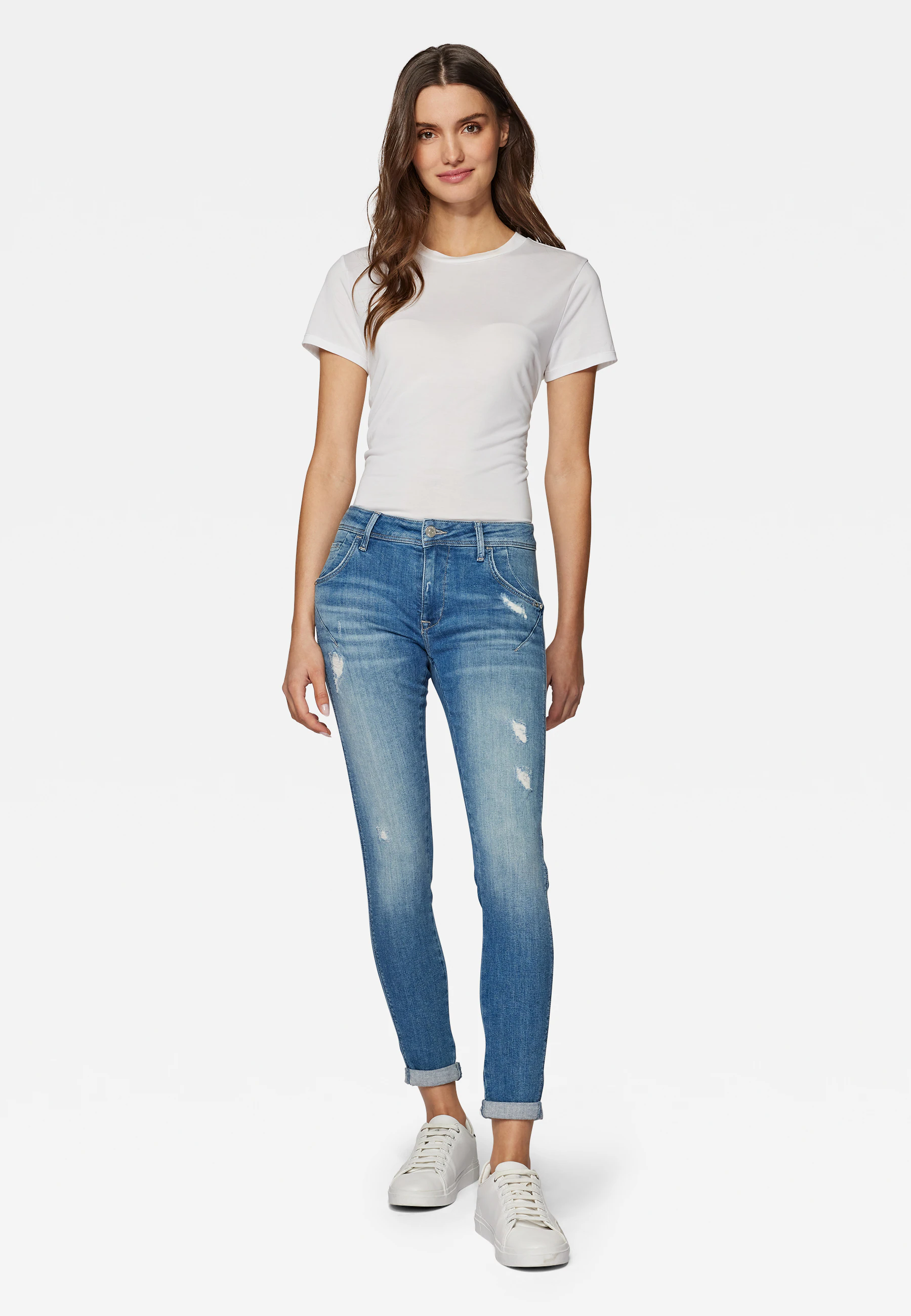 Mavi Röhrenjeans "LEXY", Cropped Super Skinny Jeans günstig online kaufen