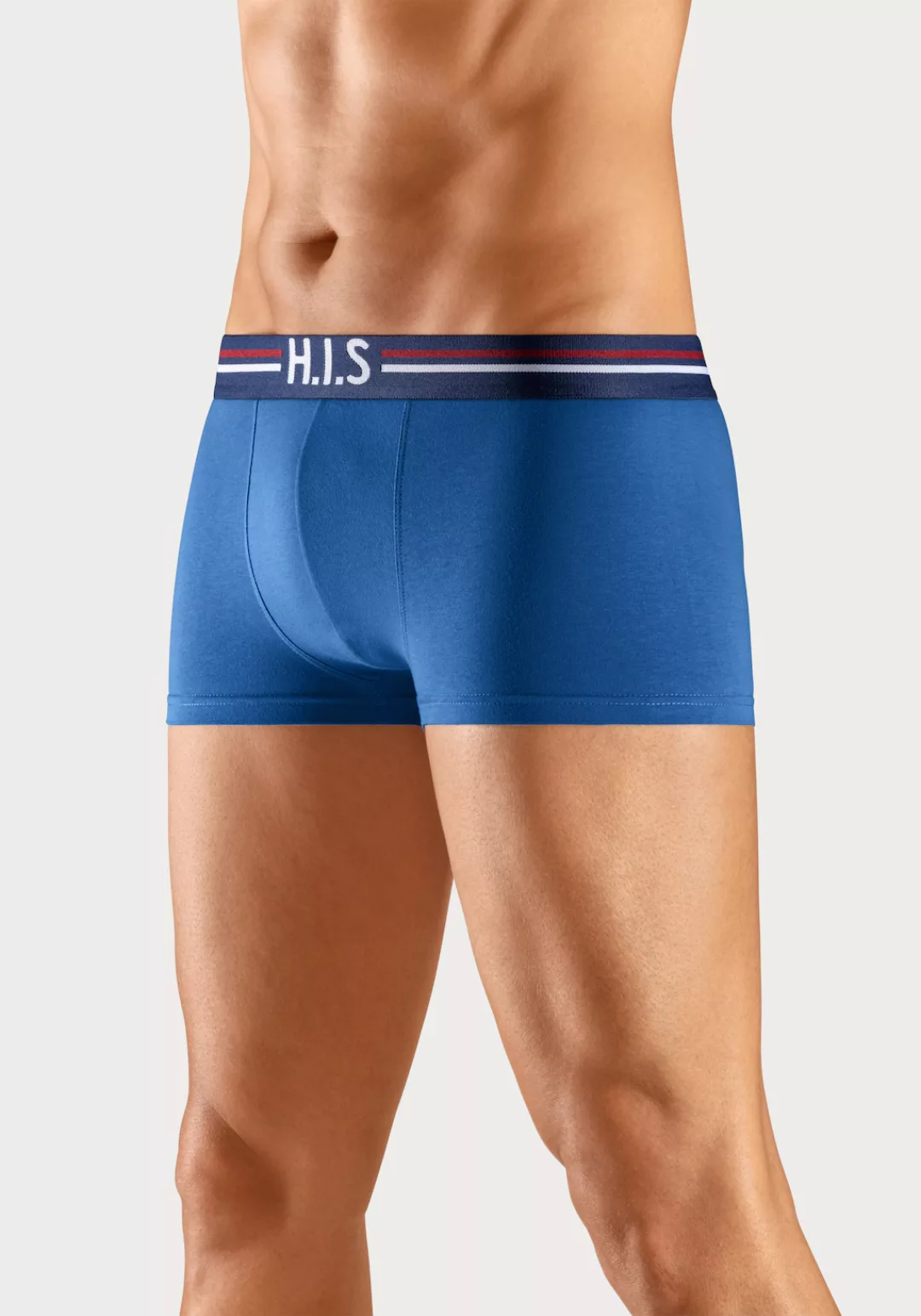 H.I.S Hipster, (Packung, 5 St.), Boxershorts mit Streifen und Markenlogo im günstig online kaufen