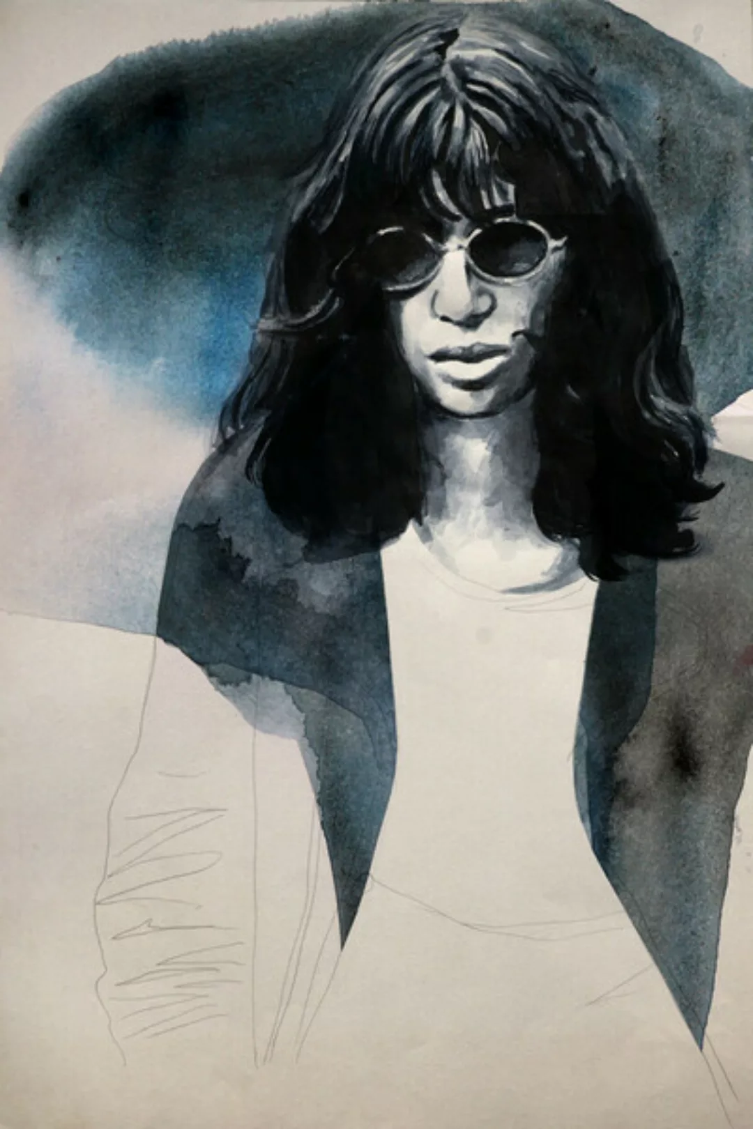 Poster / Leinwandbild - Joey Ramone günstig online kaufen