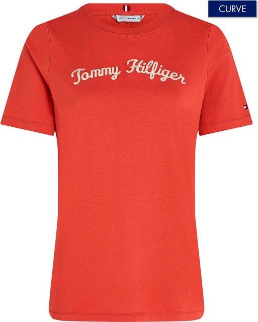 Tommy Hilfiger Curve T-Shirt CRV REG SCRIPT TEE SS Große Größen günstig online kaufen
