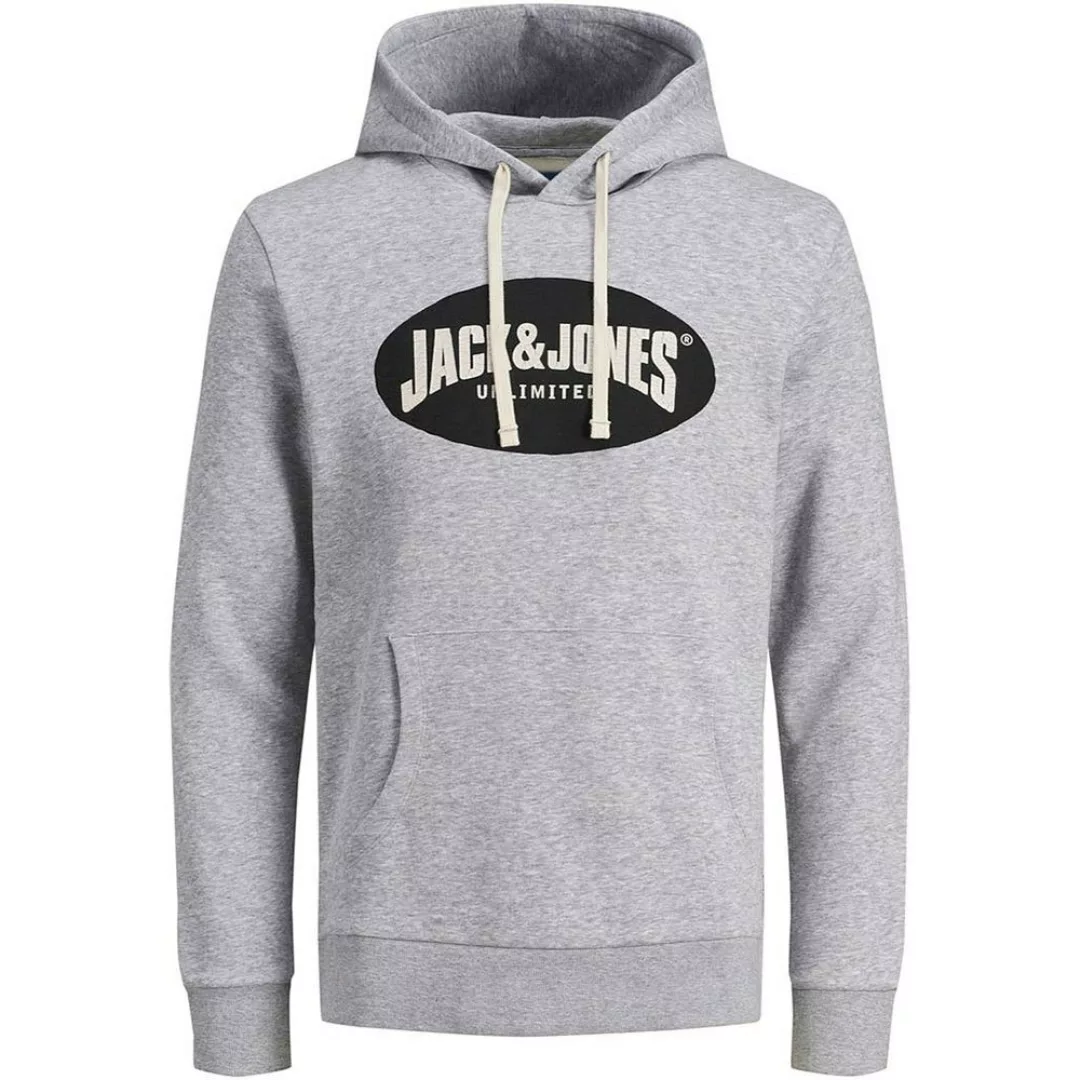 Jack & Jones Regular Fit Kapuzenpullover XL Grey günstig online kaufen