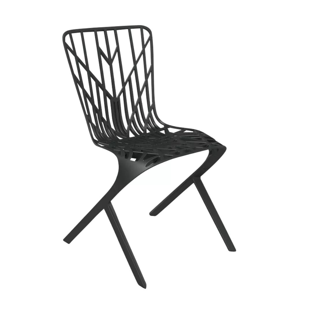 Knoll International - Washington Skeleton Stuhl - schwarz/mit Kunststoffgle günstig online kaufen