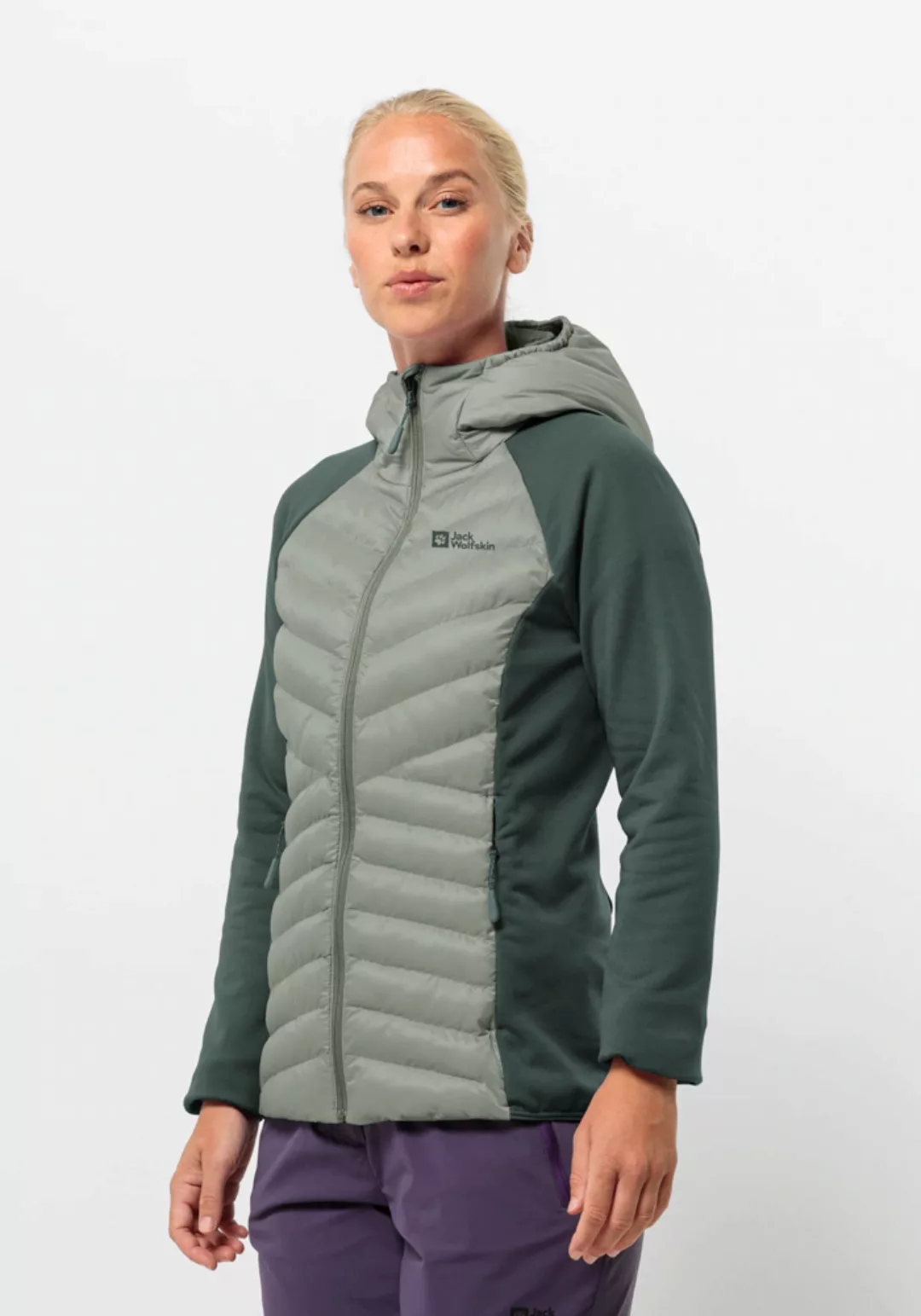 Jack Wolfskin Hybridjacke "ROUTEBURN PRO HYBRID W", mit Kapuze günstig online kaufen