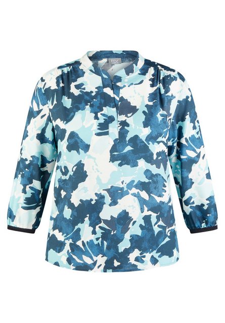 Rabe Klassische Bluse "RABE Stylische Bluse mit blauem Print" günstig online kaufen