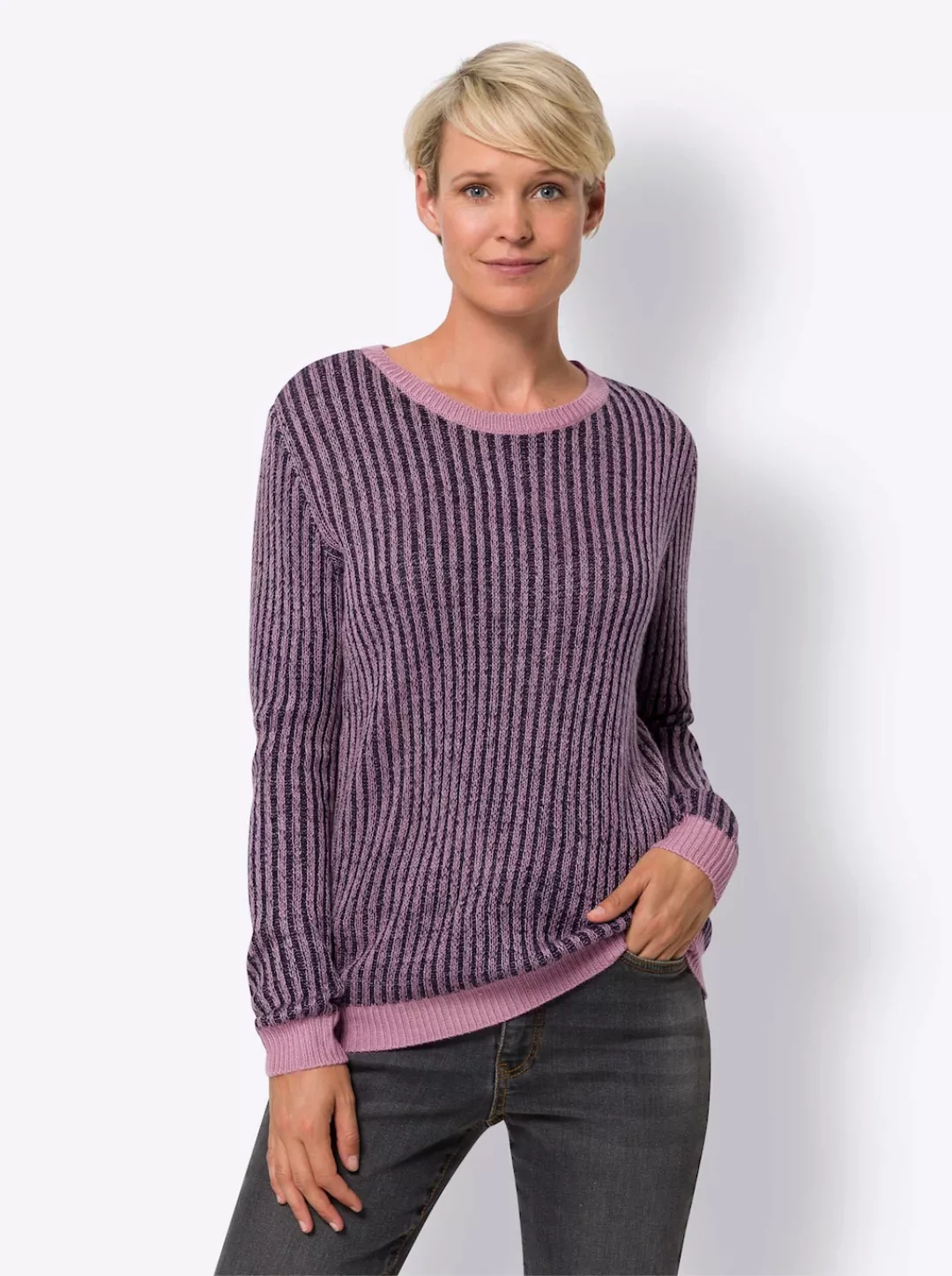 Classic Basics Strickpullover "Rundhals-Pullover" günstig online kaufen