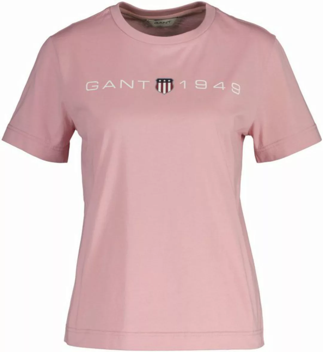 Gant T-Shirt REG PRINTED GRAPHIC T-SHIRT mit einem Retro-Wappengrafik günstig online kaufen