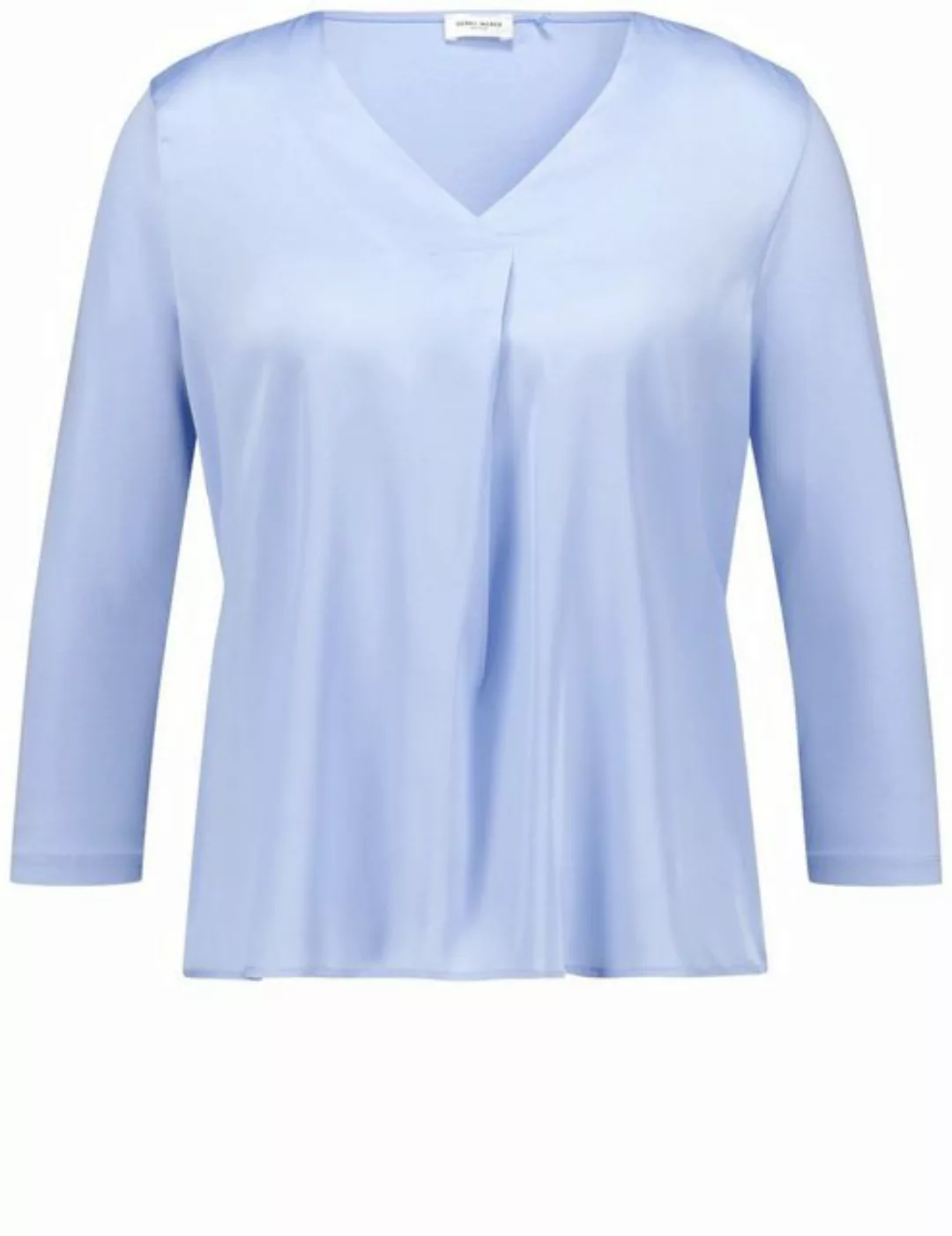 GERRY WEBER 3/4-Arm-Shirt Blusenshirt mit 3/4 Arm und Material-Patch günstig online kaufen