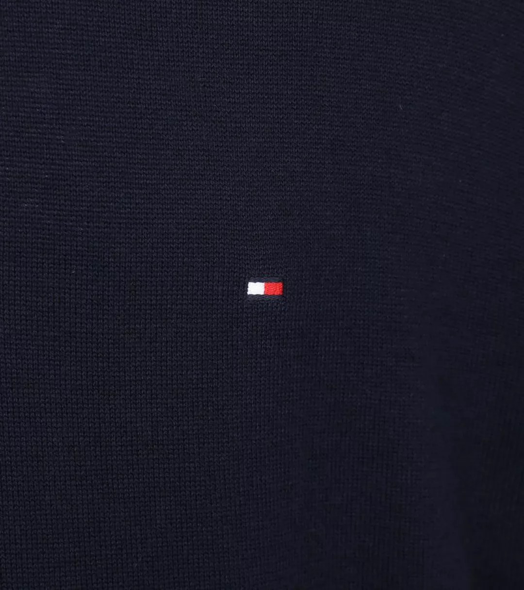 Tommy Hilfiger Big & Tall Half Zip Pullover Navy - Größe 3XL günstig online kaufen