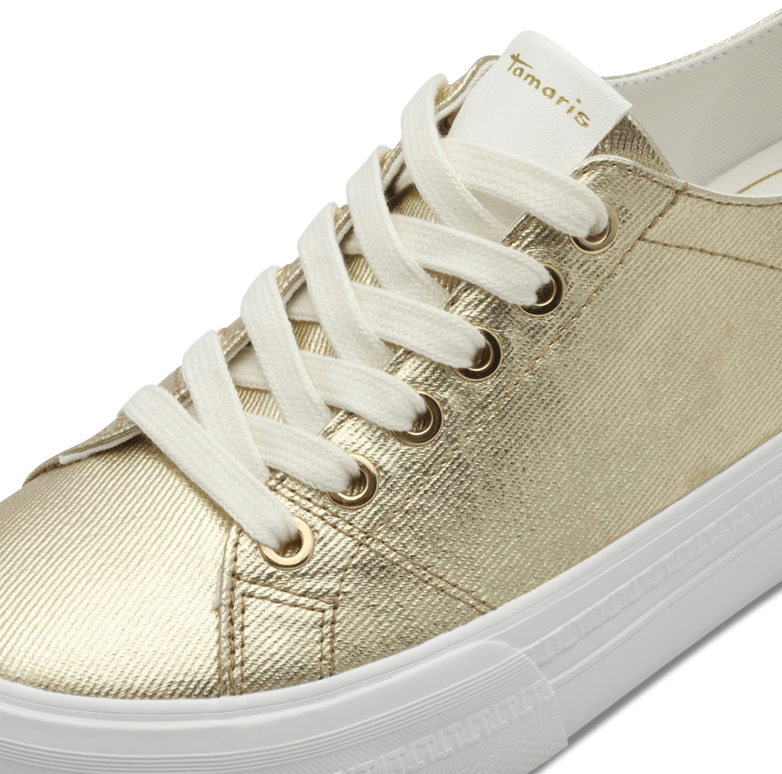 Tamaris Plateausneaker, Freizeitschuh, Halbschuh, Schnürschuh mit Logo an d günstig online kaufen