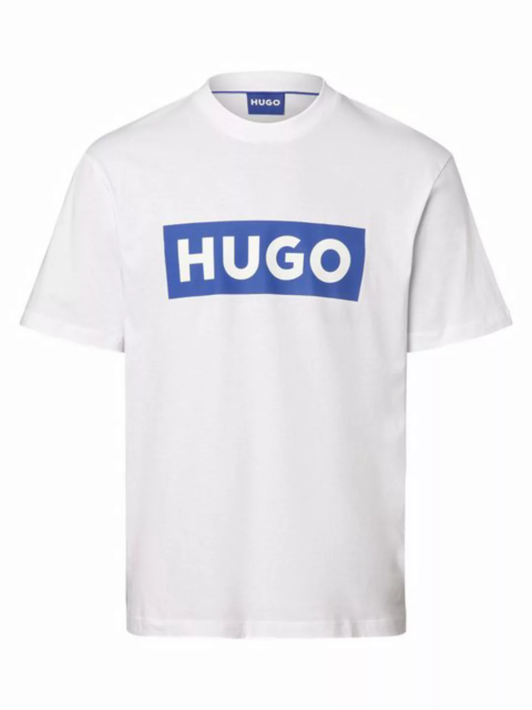 HUGO Blue T-Shirt Nico mit großem Logo-Print, Unisex günstig online kaufen