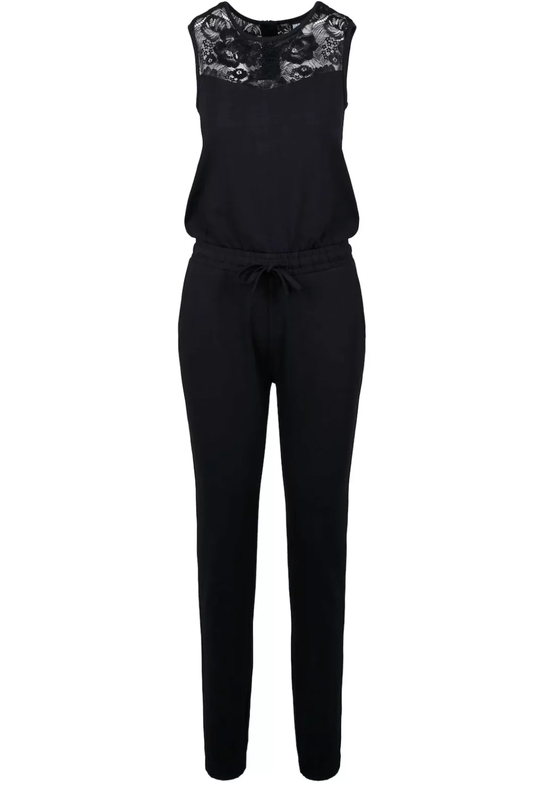 URBAN CLASSICS Jumpsuit "Urban Classics Damen Ladies Lace Block Jumpsuit", günstig online kaufen