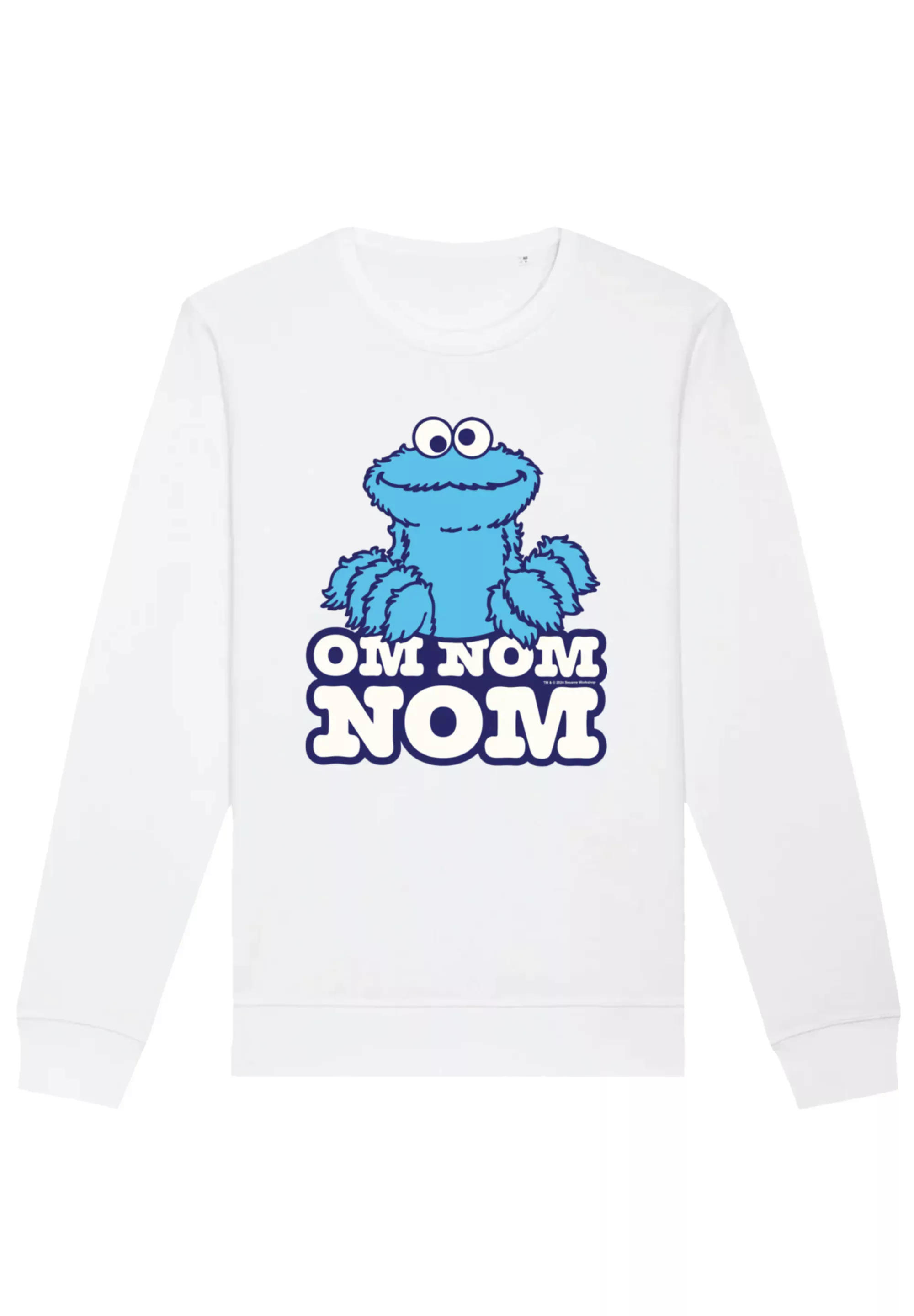 F4NT4STIC Sweatshirt "Sesamstraße Cookie Monster Nom Nom", Premium Qualität günstig online kaufen