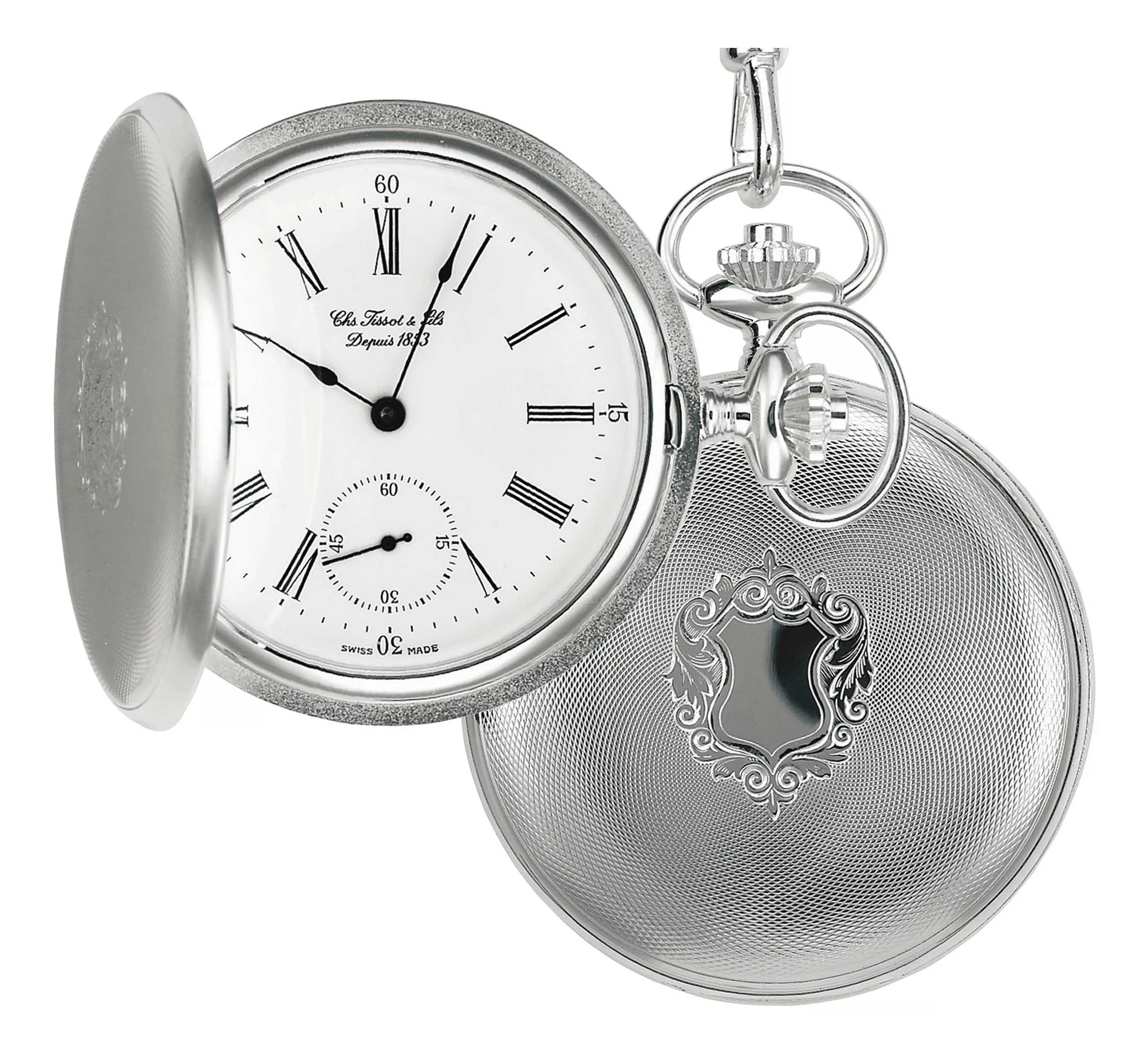 Tissot SAVONETTE, Silber, mechanisch T83.1.452.13 Taschenuhr günstig online kaufen