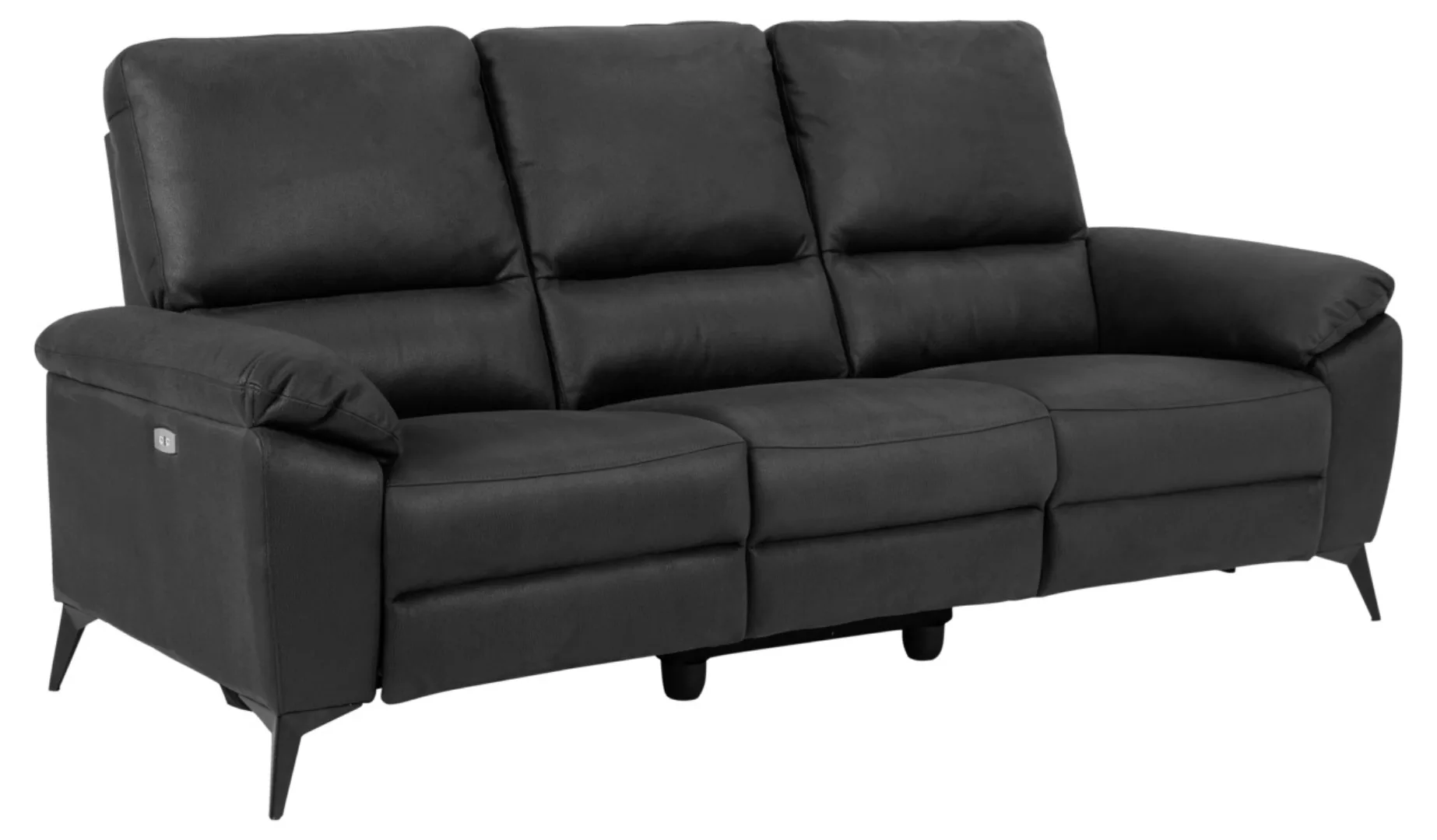 ACTONA GROUP 3-Sitzer in Grau, Polyester, Stahl - 215x103x99cm (BxHxT) günstig online kaufen