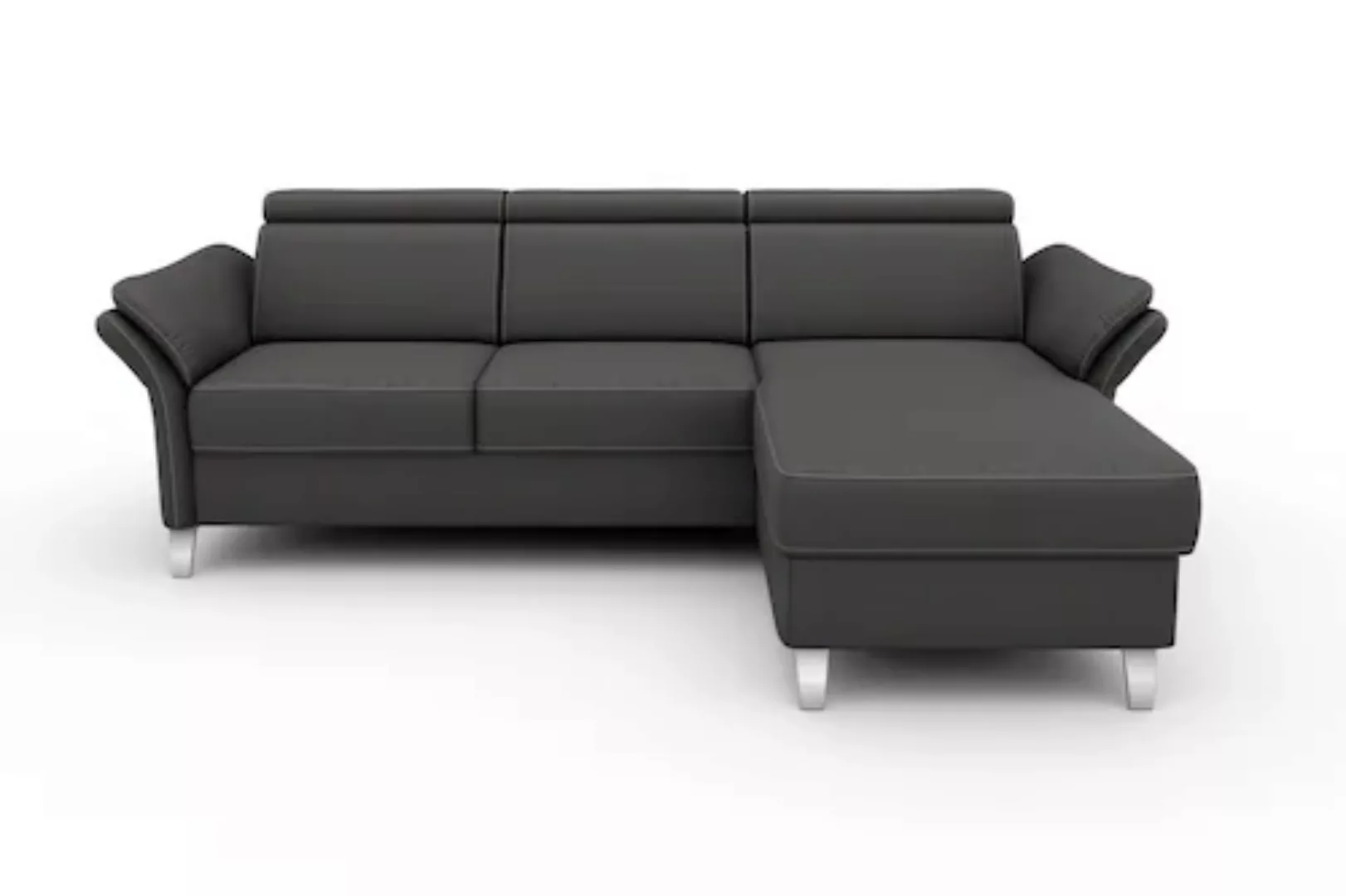 sit&more Ecksofa »Vincenzo L-Form«, inklusive Kopfteilverstellung, wahlweis günstig online kaufen