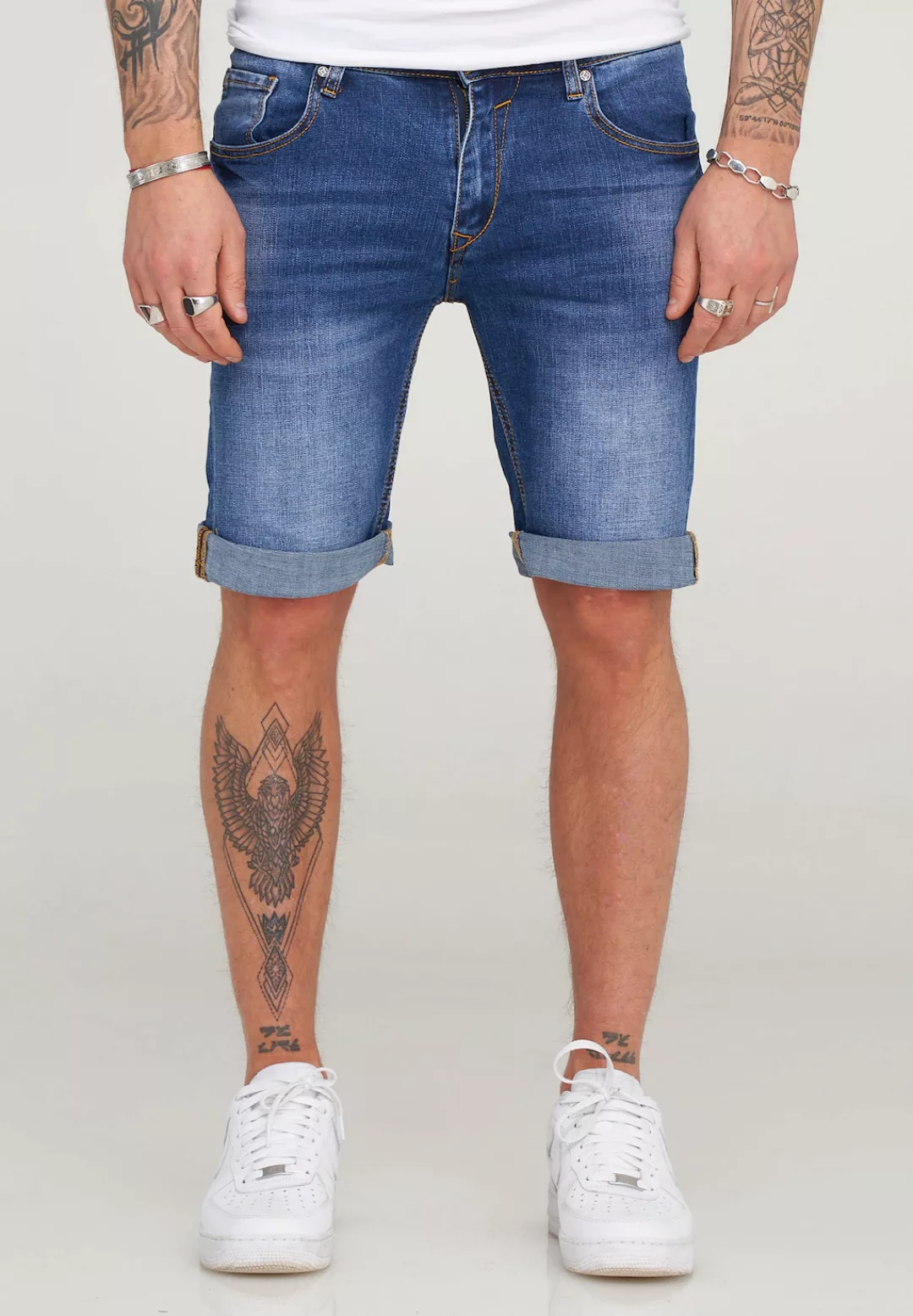 behype Shorts "LEOX-537", im angesagten 5-Pocket-Stil günstig online kaufen