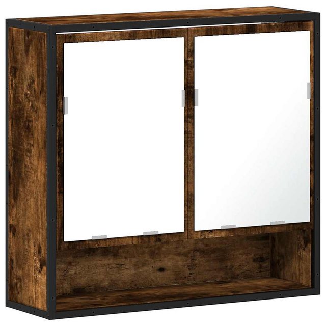 vidaXL Badezimmerspiegelschrank Bad-Spiegelschrank Räuchereiche 65x20x60 cm günstig online kaufen