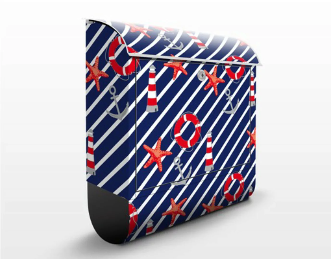 Briefkasten Muster & Textur Maritimes Ornament günstig online kaufen