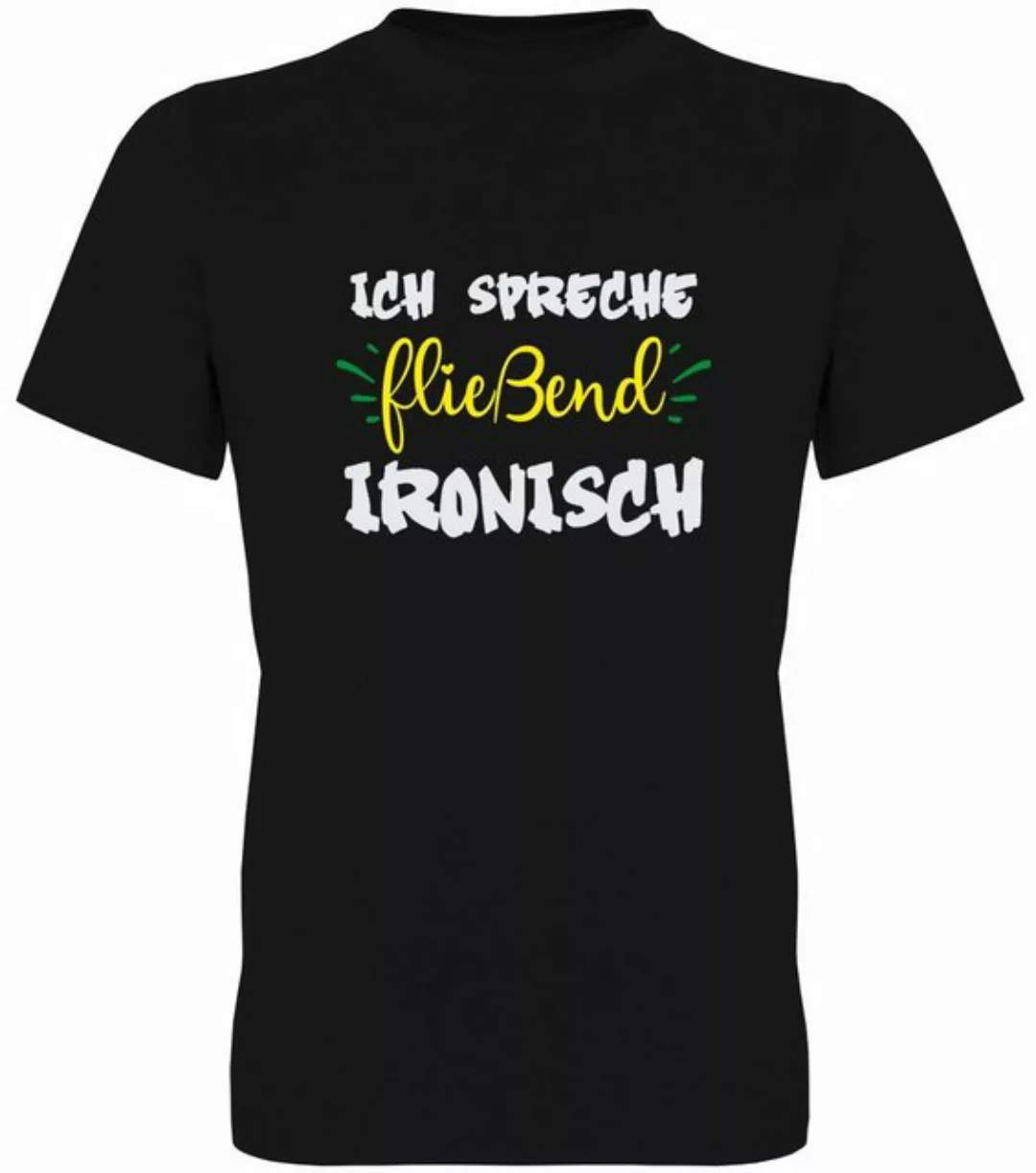 G-graphics T-Shirt Ich spreche fließend ironisch Herren T-Shirt, mit Frontp günstig online kaufen