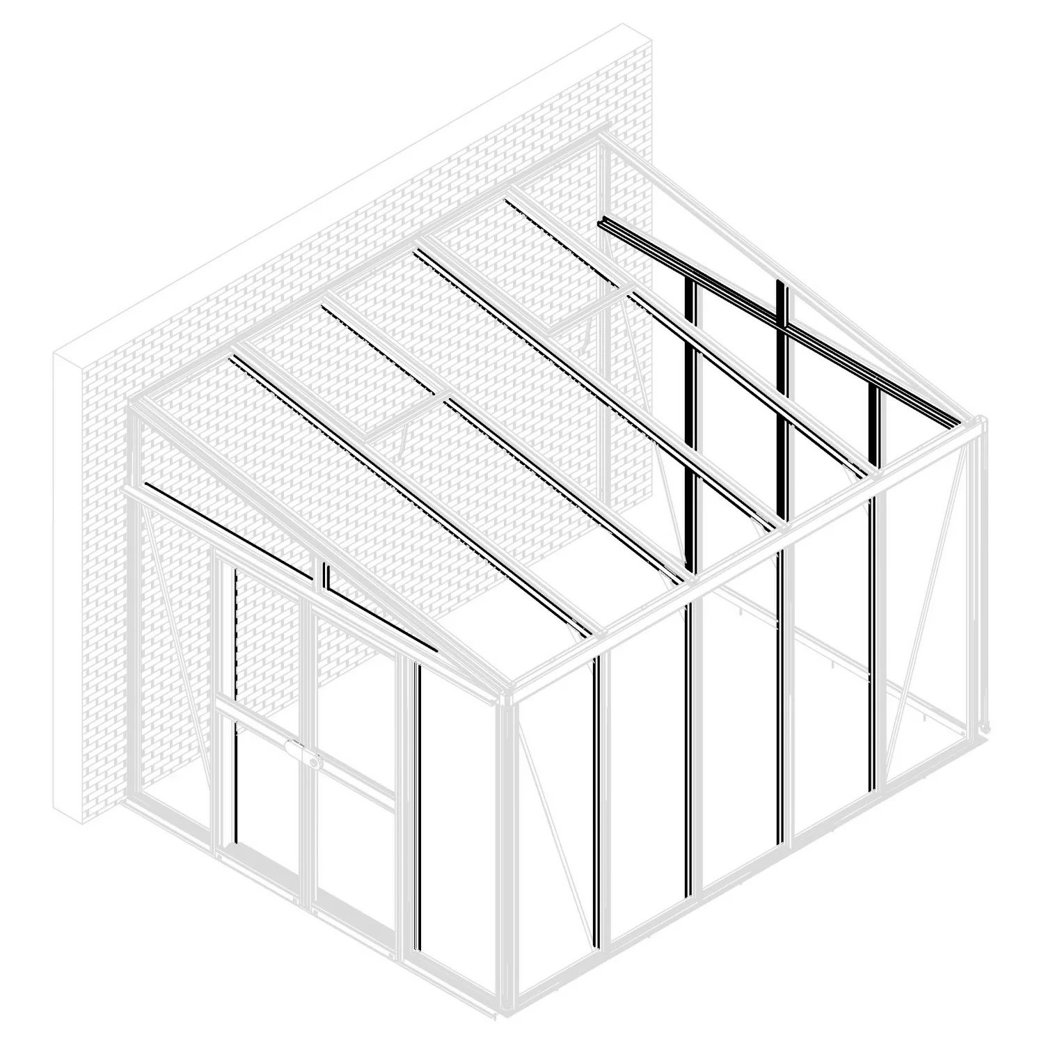 Vitavia Stabilisierungsprofil "Pavillon-Nachrüstsatz 11900", für das Anlehn günstig online kaufen