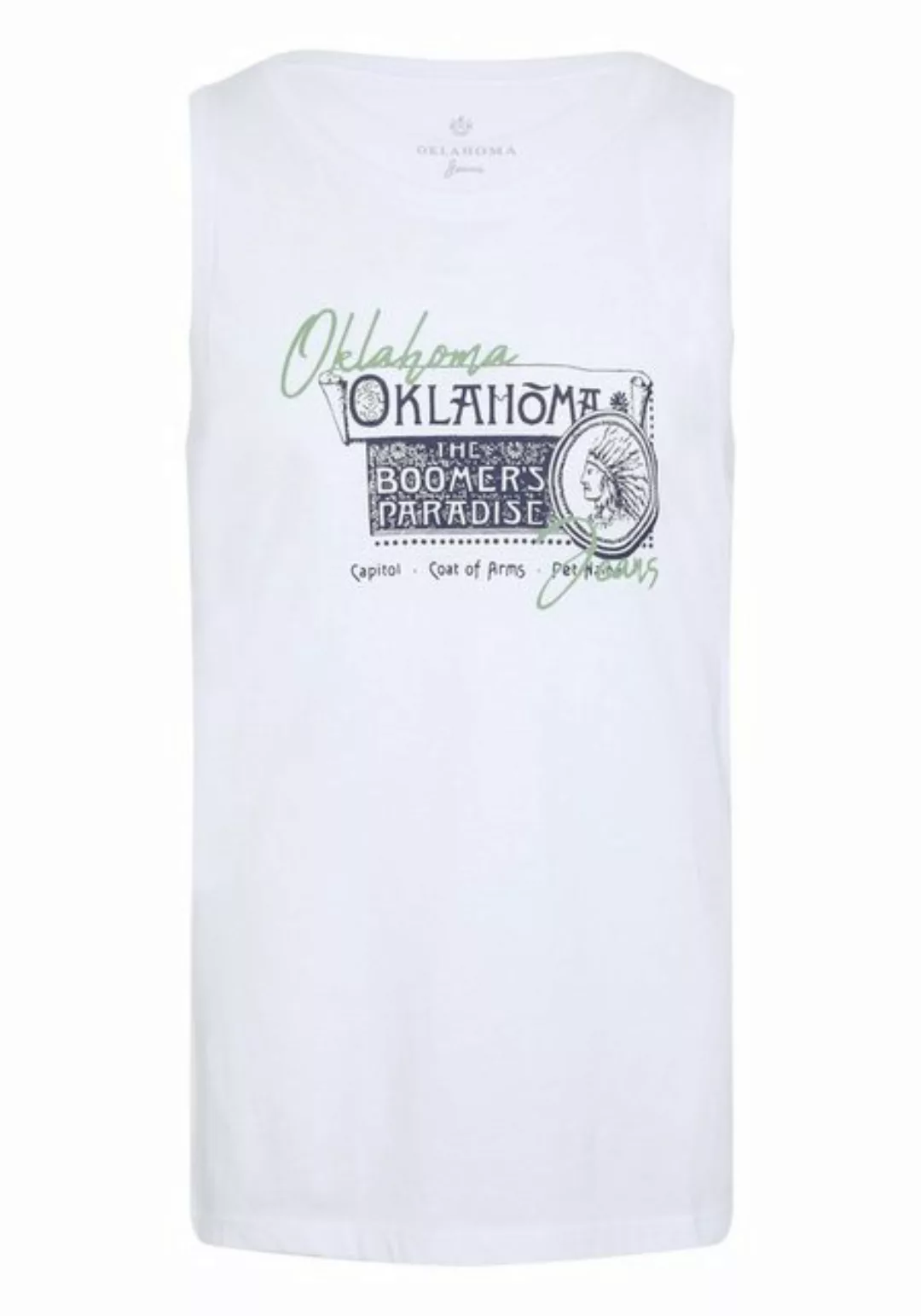 Oklahoma Jeans Tanktop aus Jersey günstig online kaufen